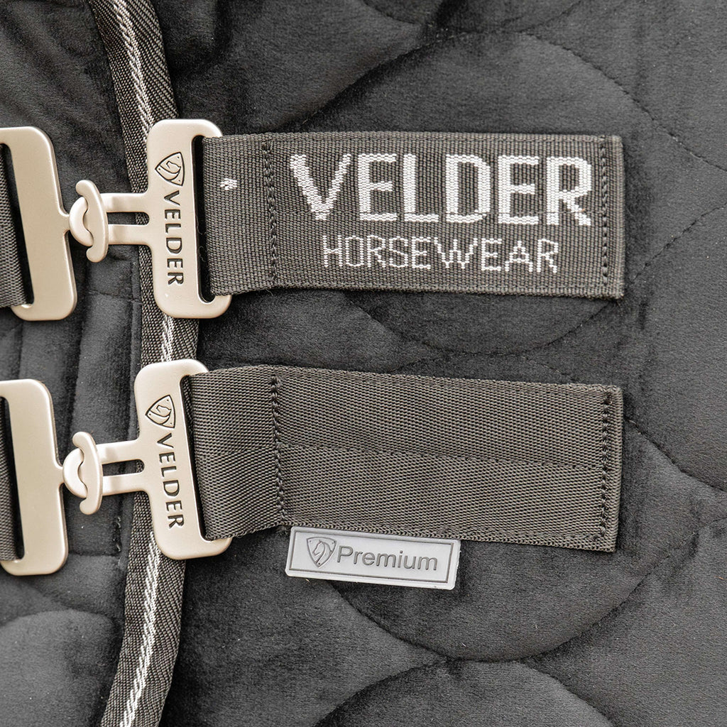 Velder Horsewear Premium Showdeken Satin Glow Black Night