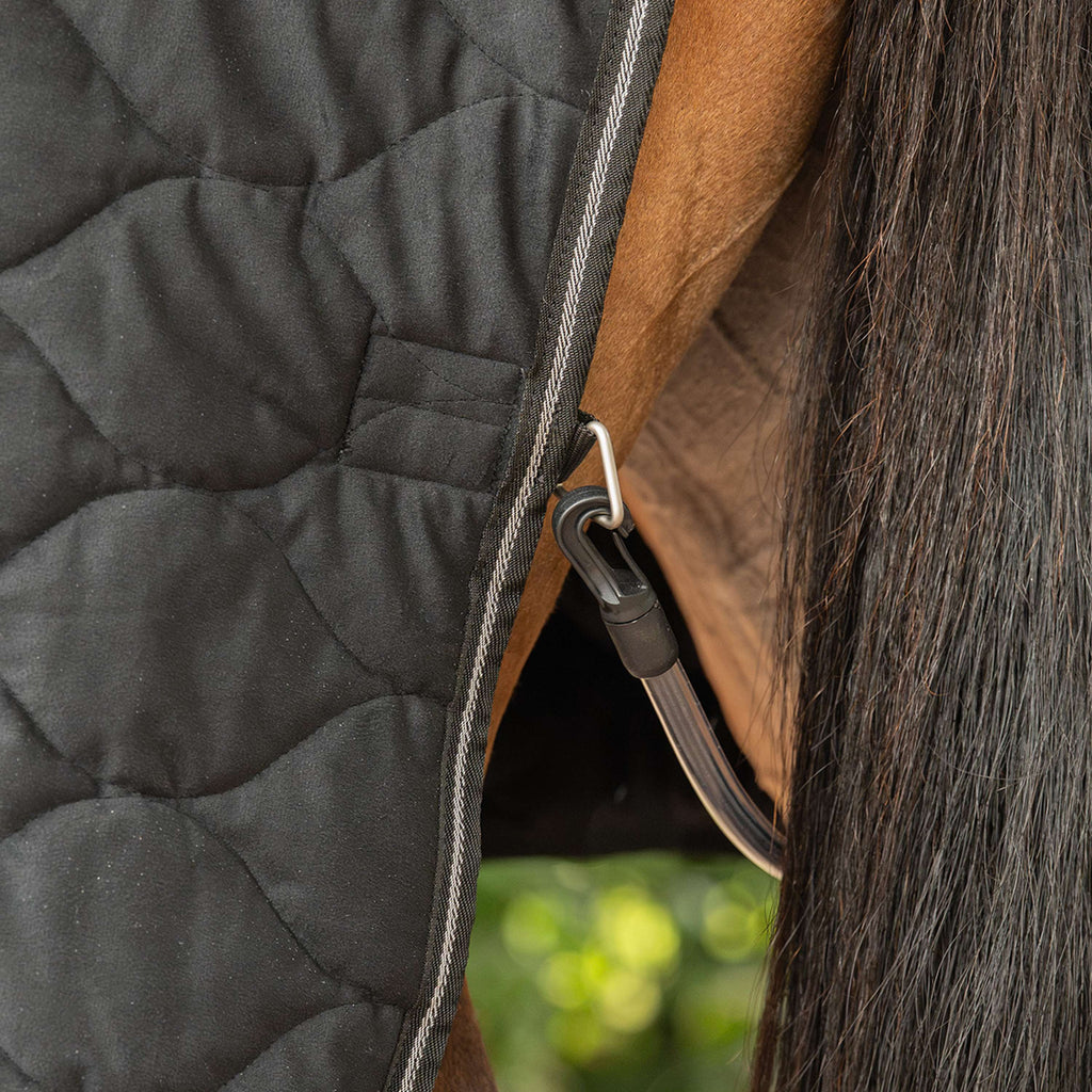 Velder Horsewear Premium Showdeken Satin Glow Black Night
