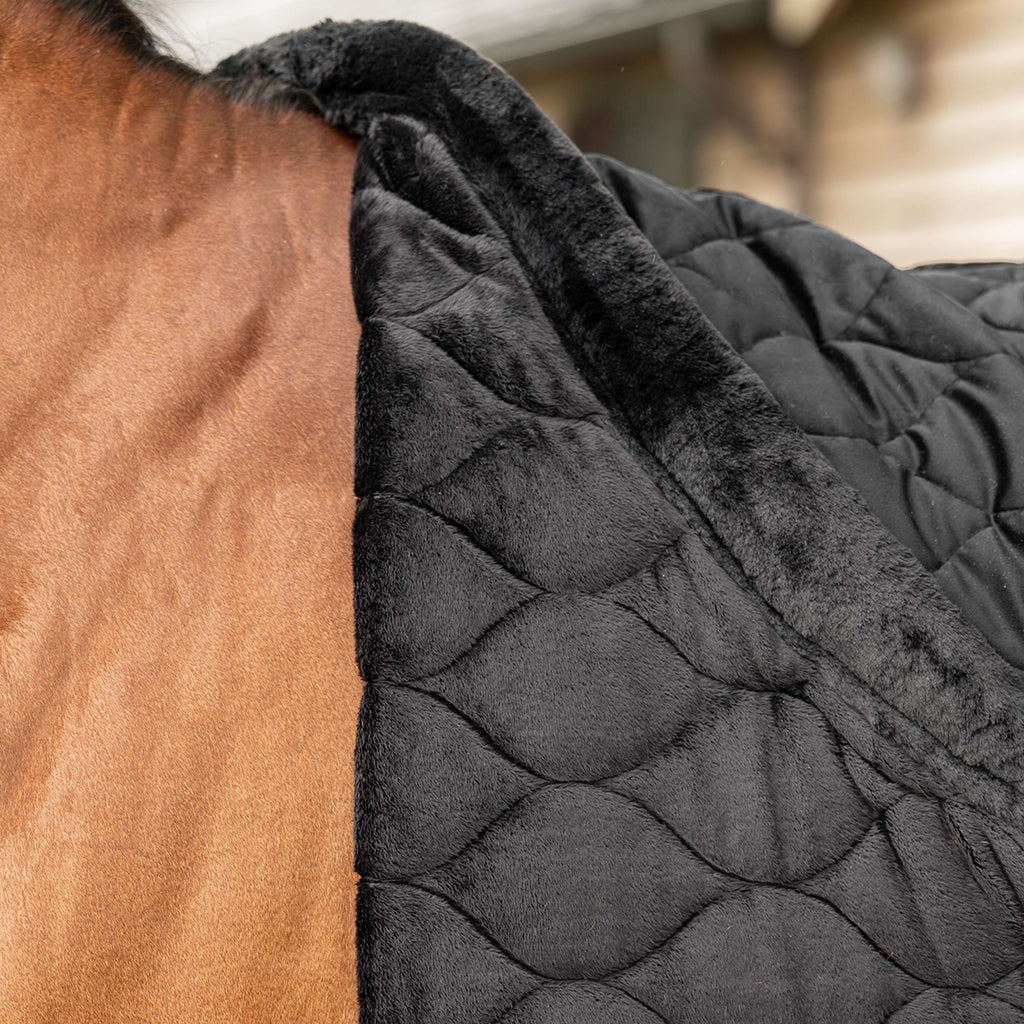Velder Horsewear Premium Showdeken Satin Glow Black Night