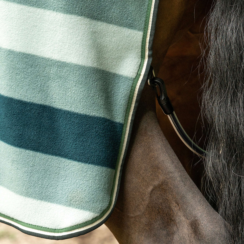 Velder Horsewear Premium Pony Stripe Cooler Rug Striped Night Forest