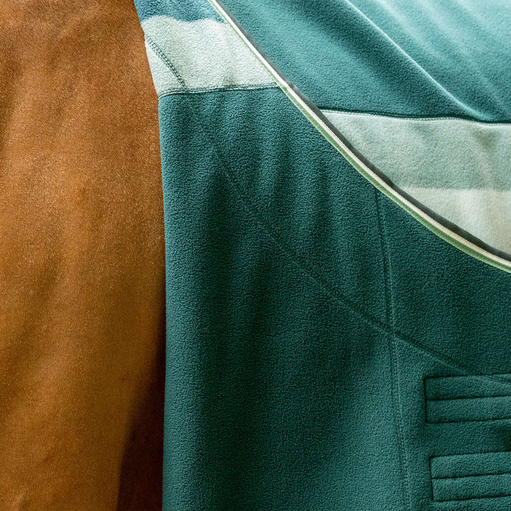 Velder Horsewear Premium Pony Stripe Cooler Rug Striped Night Forest