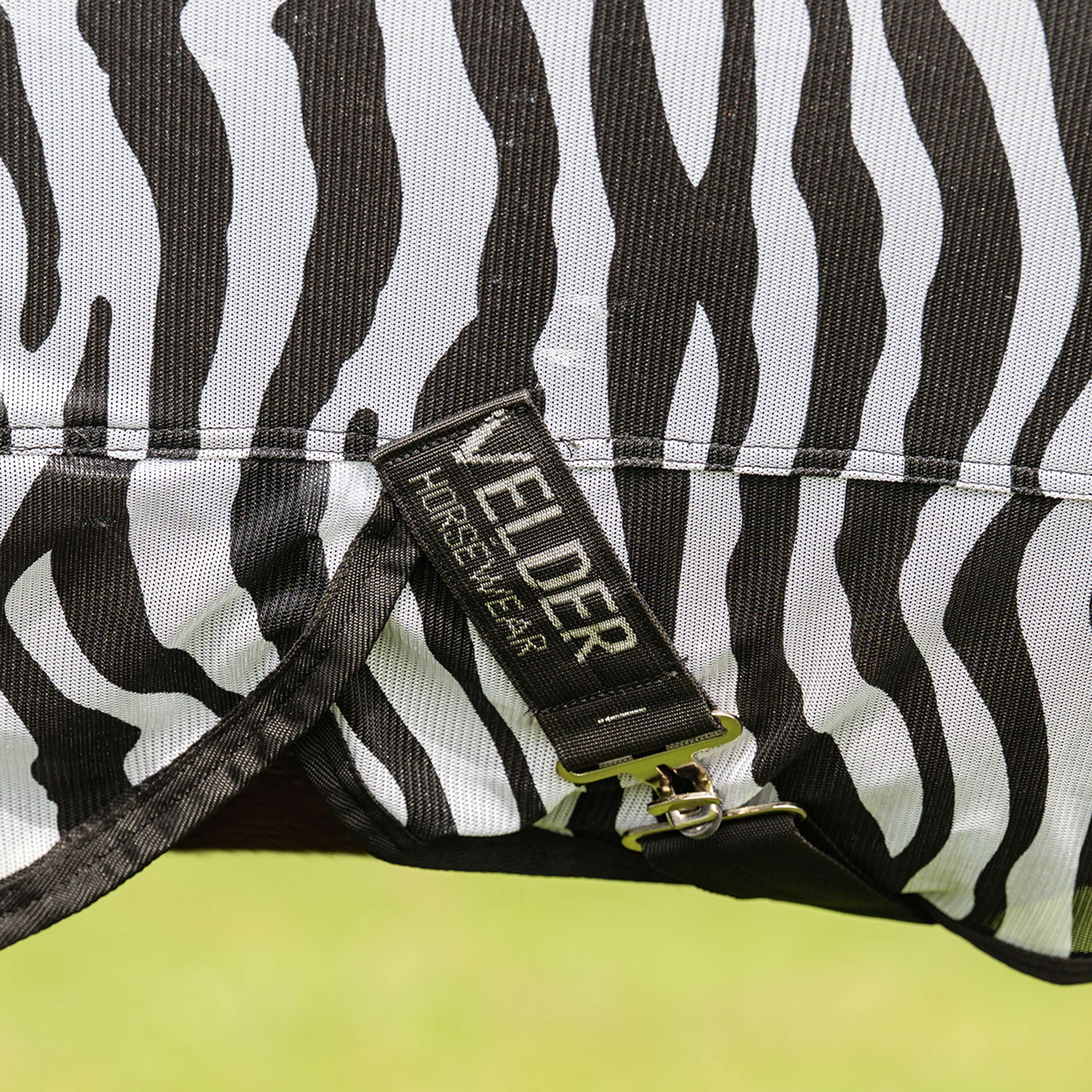 Velder Horsewear Essentials Pony Vliegendeken met Hals Zebra Zwart/Wit