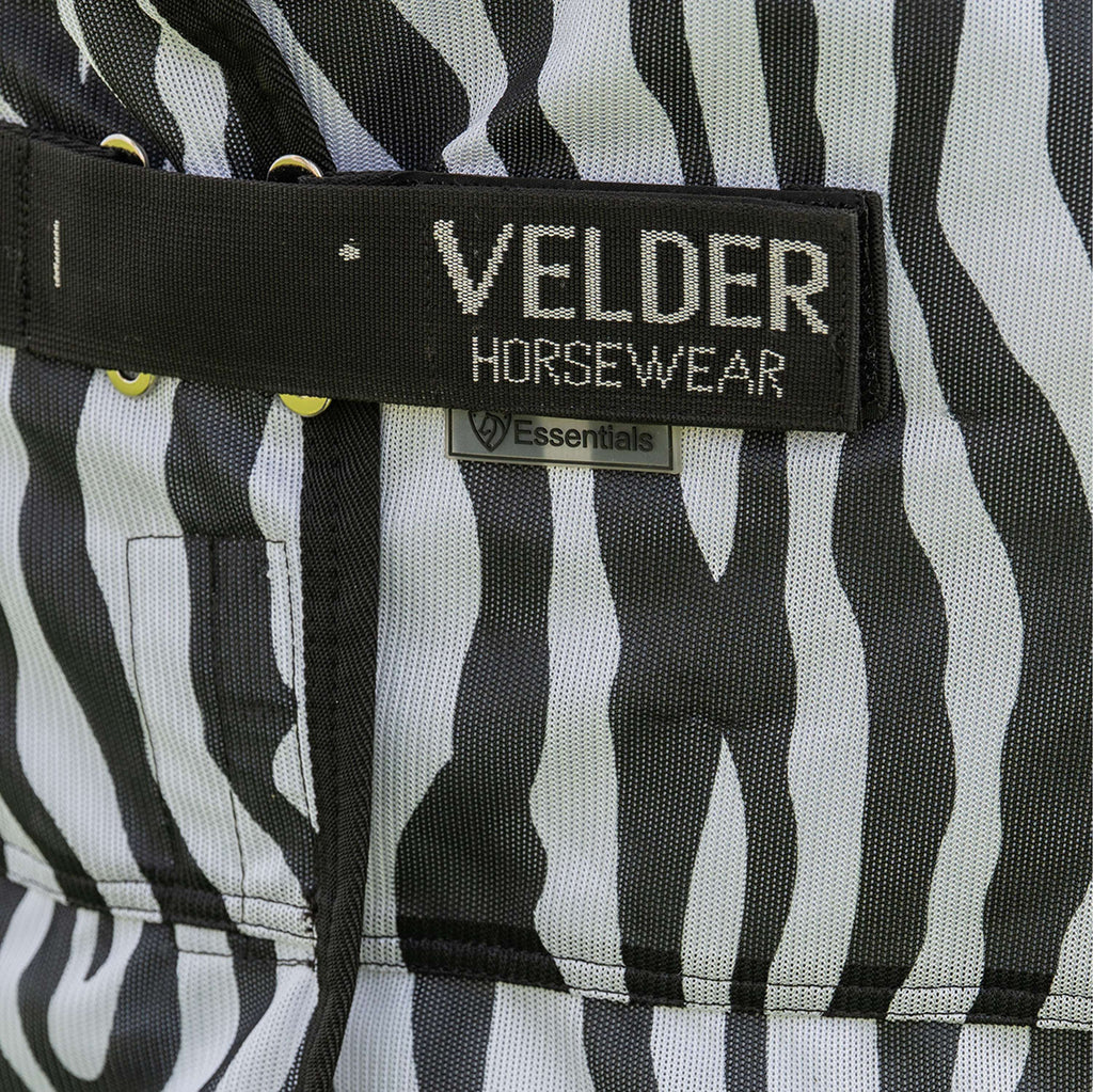Velder Horsewear Essentials Pony Vliegendeken met Hals Zebra Zwart/Wit