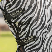 Velder Horsewear Vliegendeken met Hals Zebra Zwart/Wit