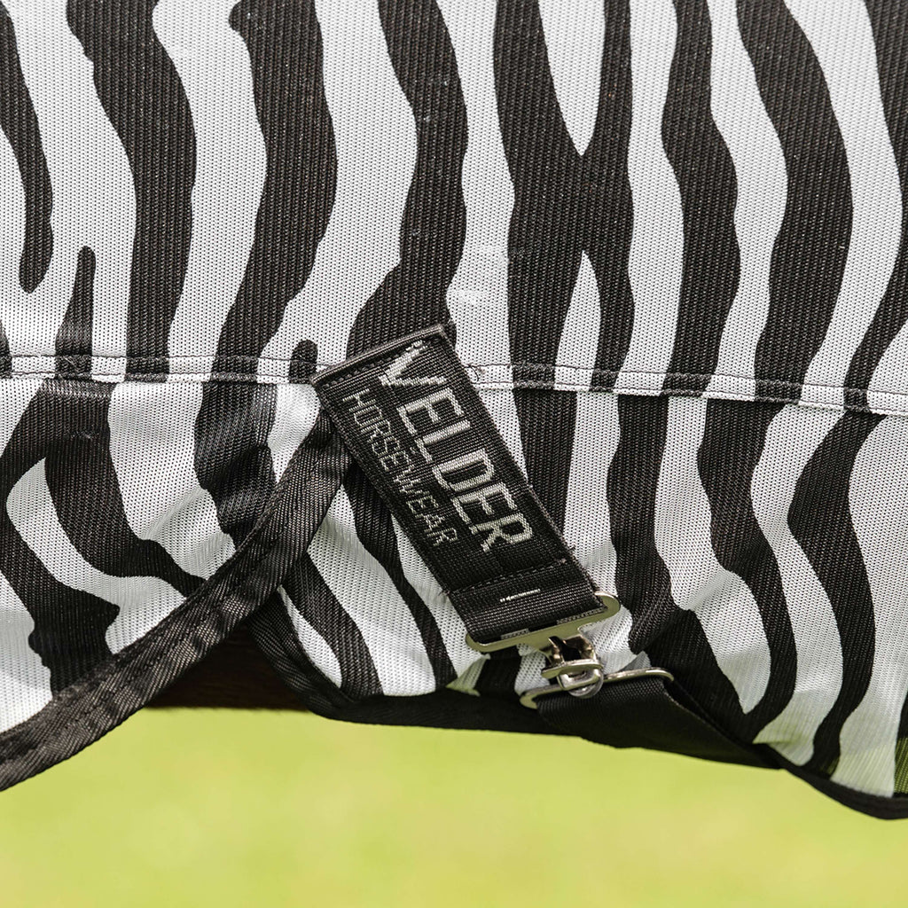 Velder Horsewear Essentials Vliegendeken met Hals Zebra Zwart/Wit