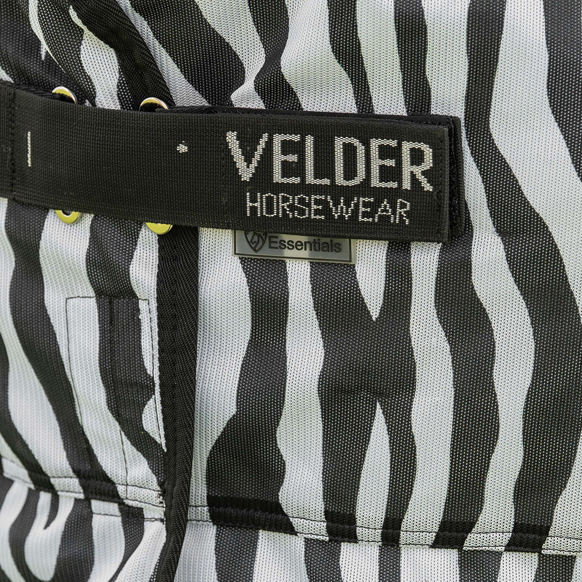 Velder Horsewear Vliegendeken met Hals Zebra Zwart/Wit