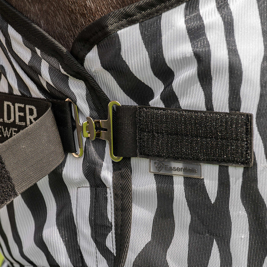 Velder Horsewear Essentials Vliegendeken met Hals Zebra Zwart/Wit