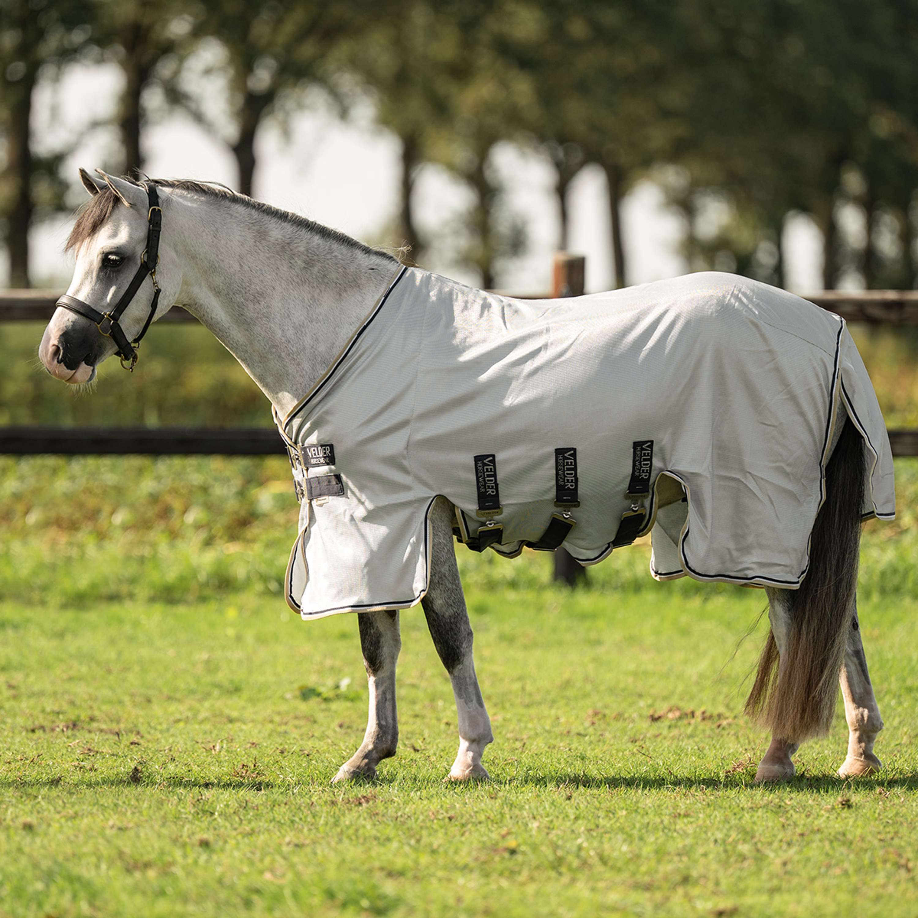 Velder Horsewear Premium Pony Vliegendeken Pearl Grey