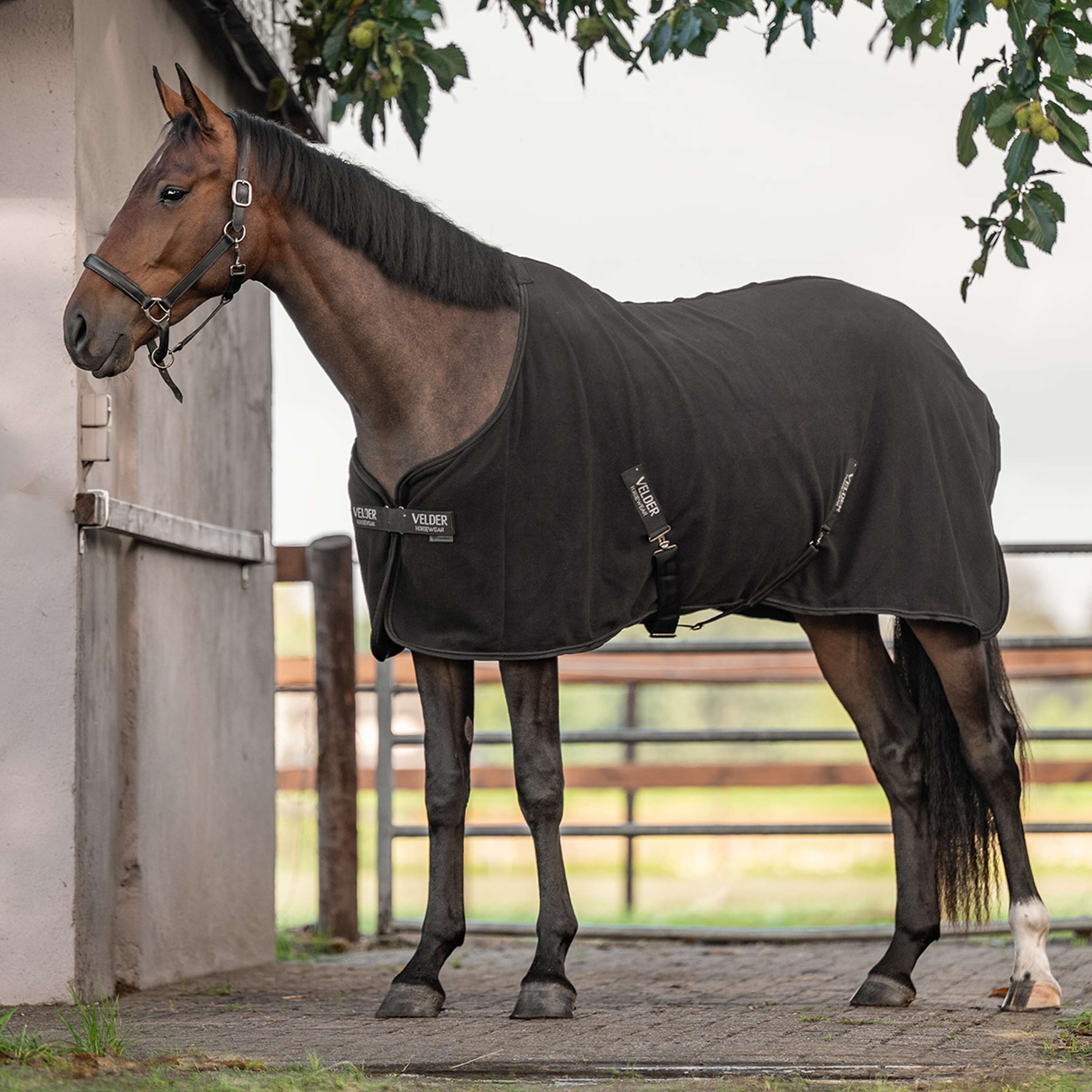Velder Horsewear Essentials Fleecedeken Comfy Zwart