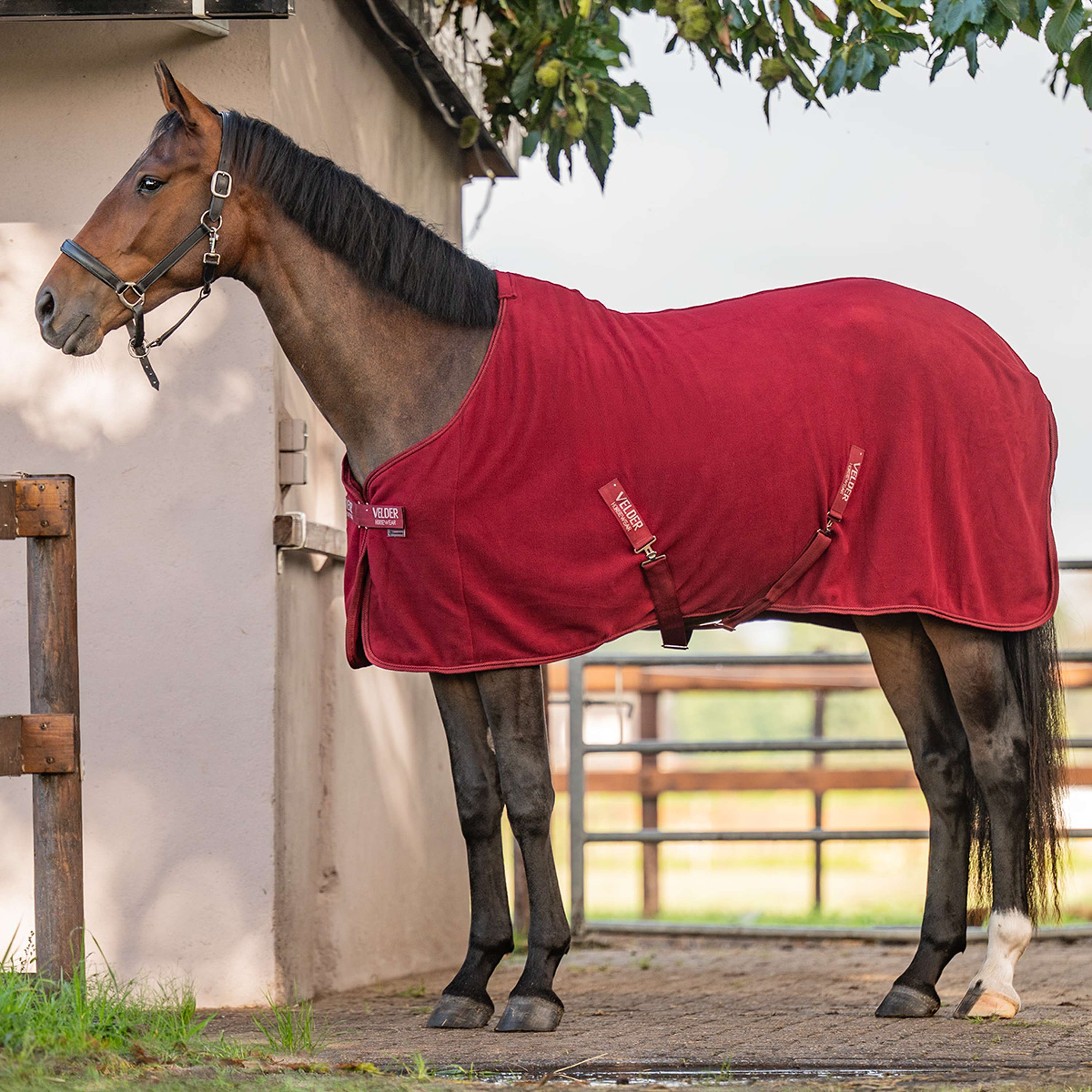 Velder Horsewear Essentials Fleecedeken Comfy Bordeaux