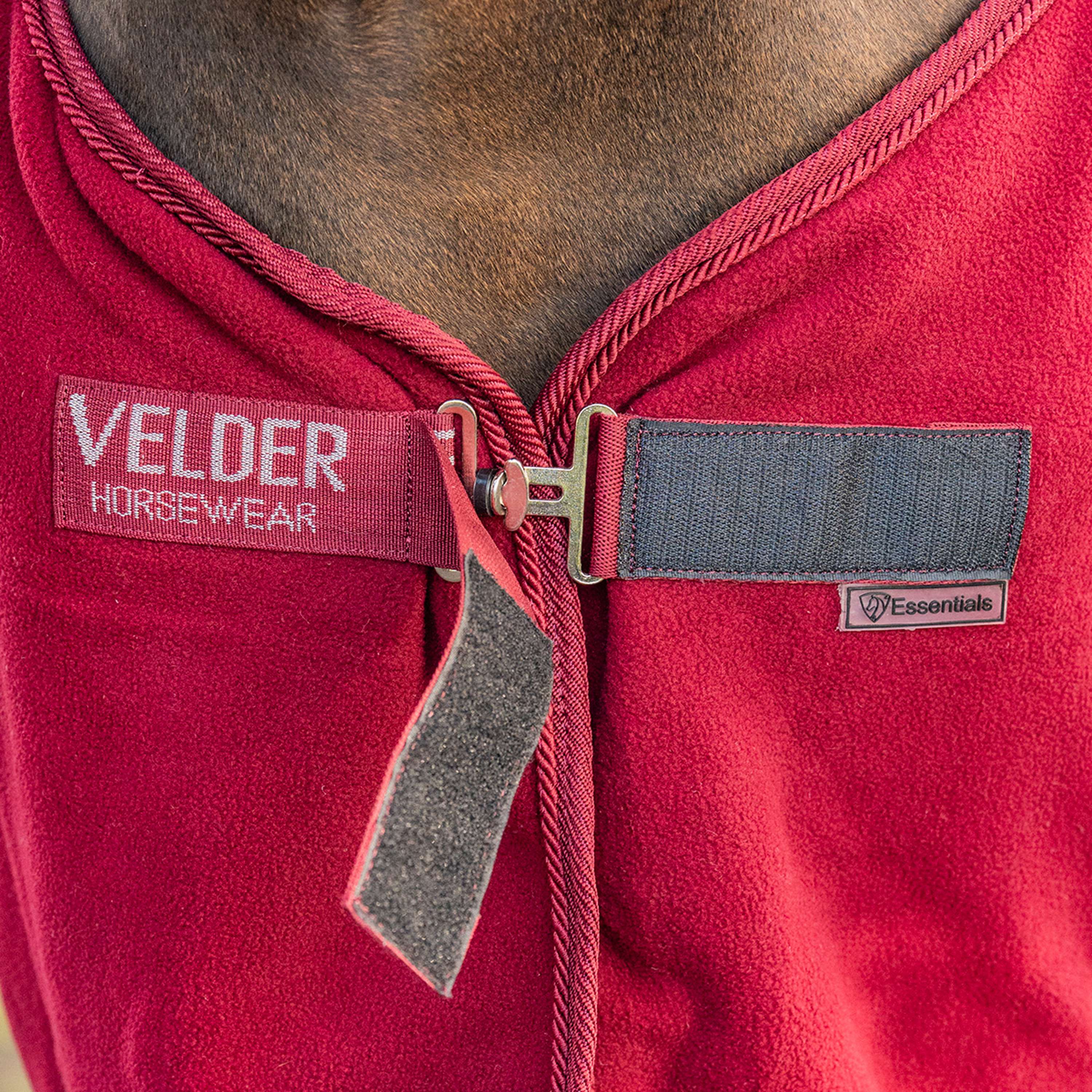 Velder Horsewear Essentials Fleecedeken Comfy Bordeaux