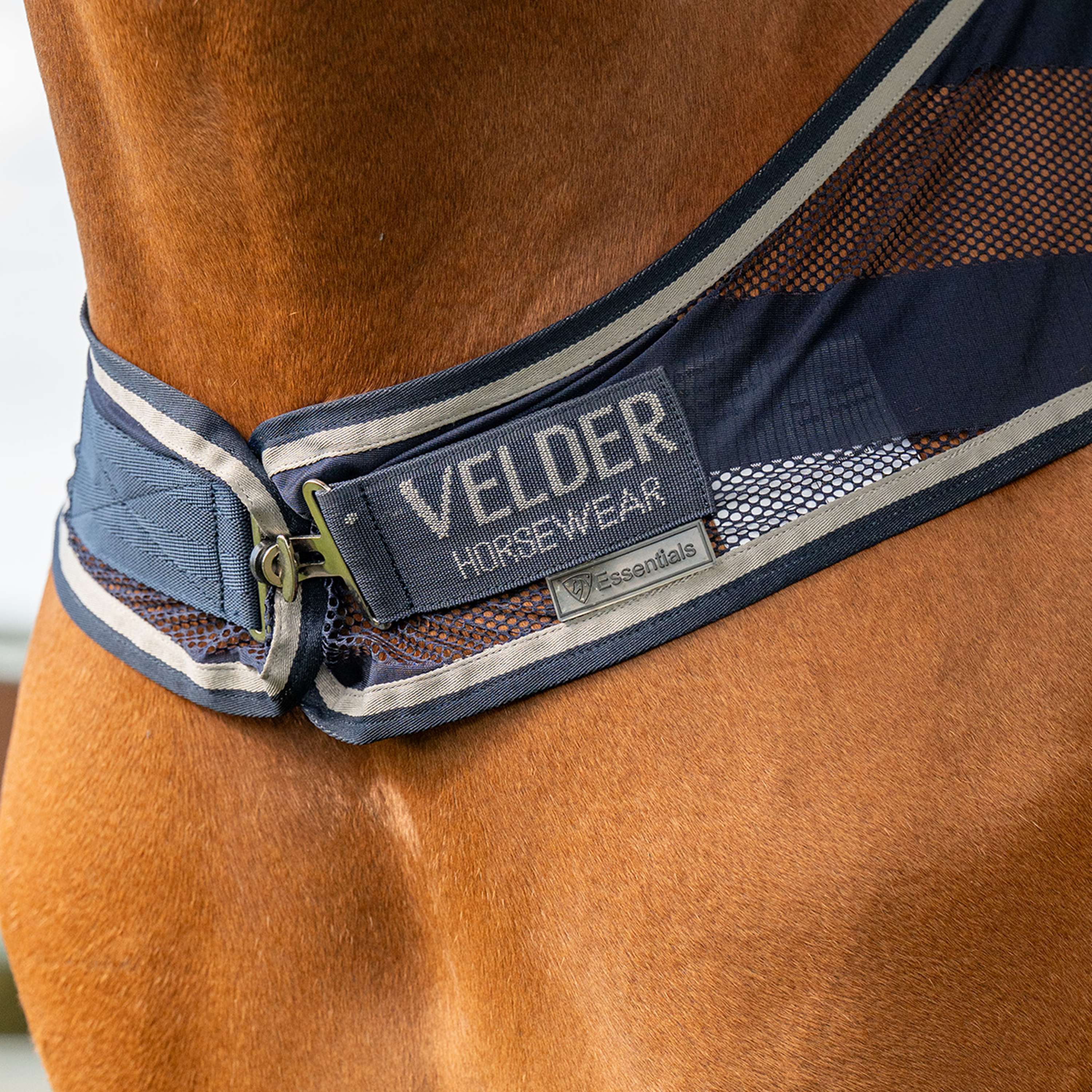Velder Horsewear Essentials Stapmolendeken Navy