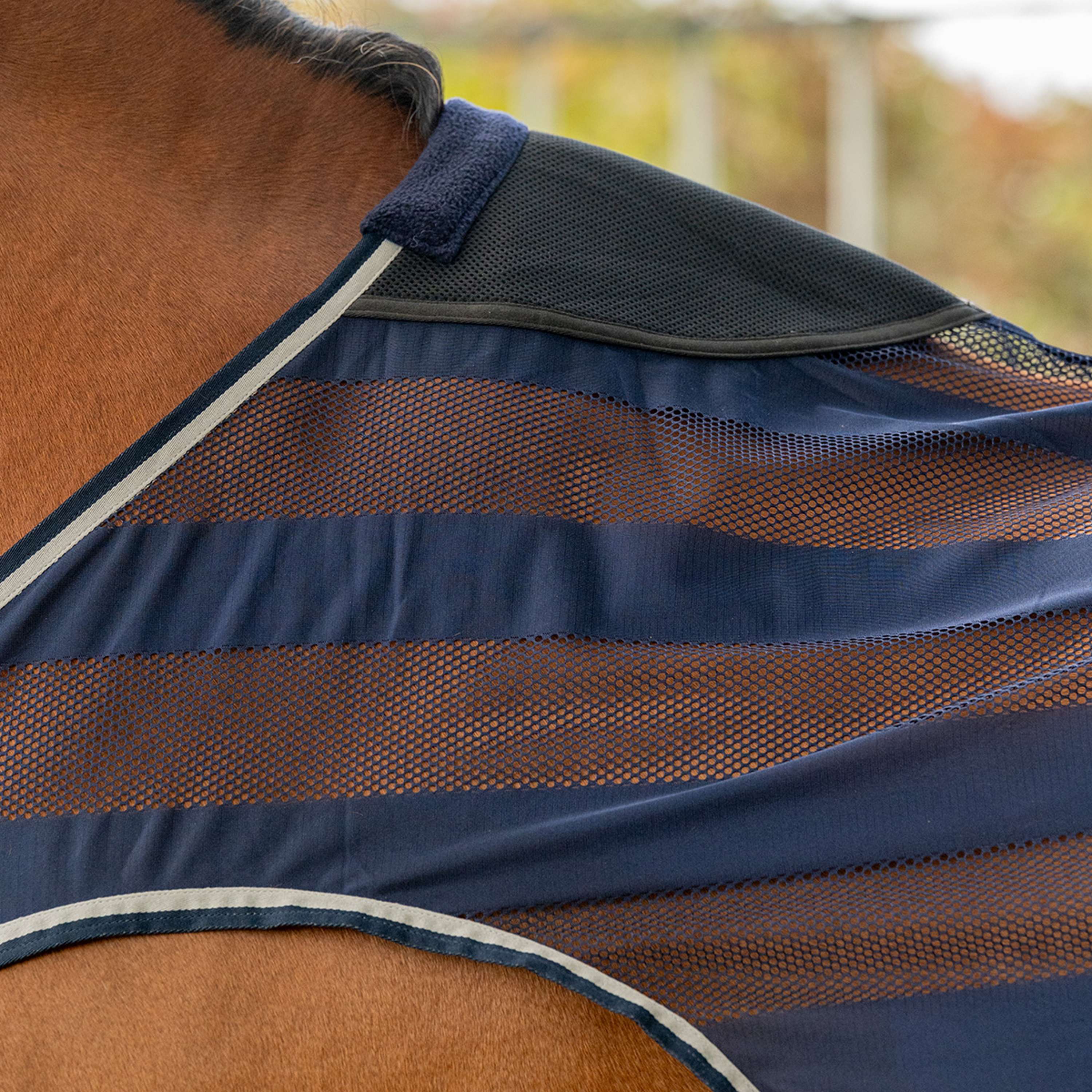 Velder Horsewear Essentials Stapmolendeken Navy