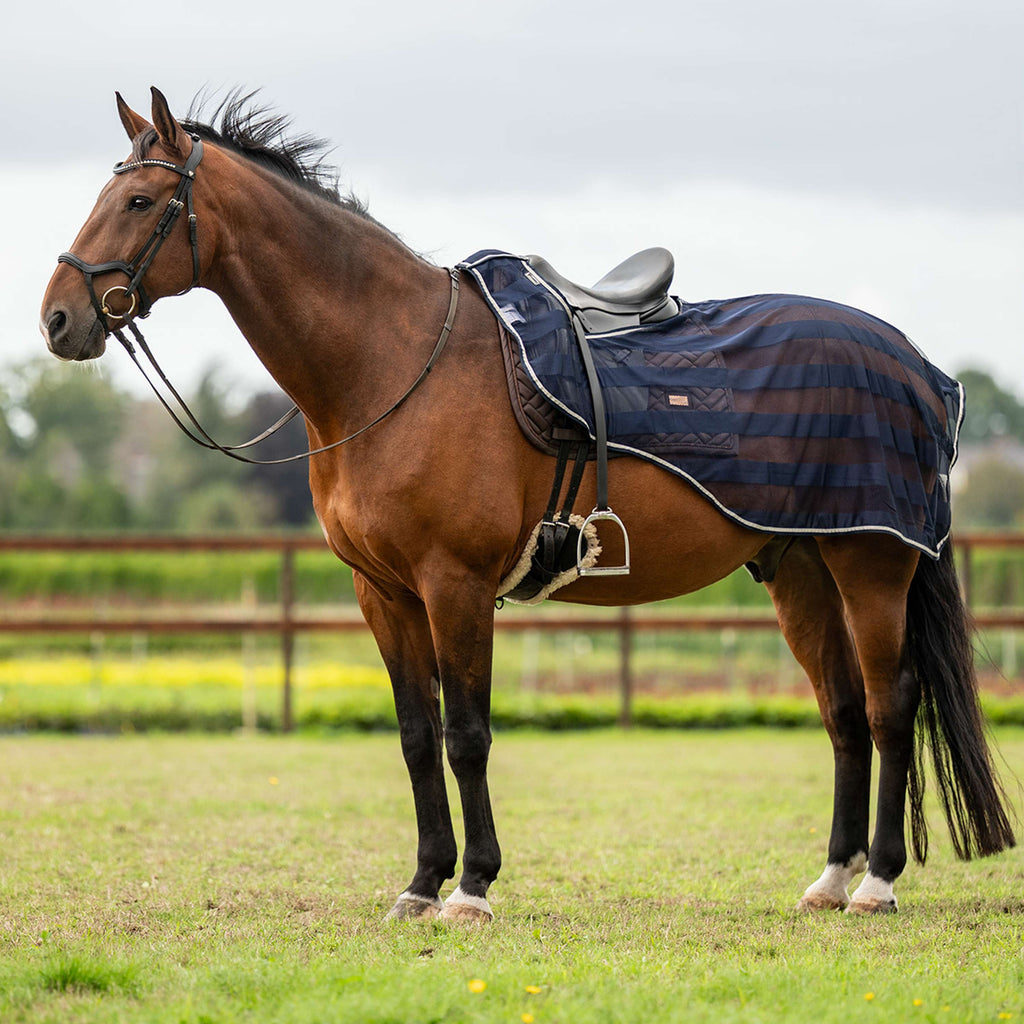 Velder Horsewear Essentials Uitrijdeken Navy