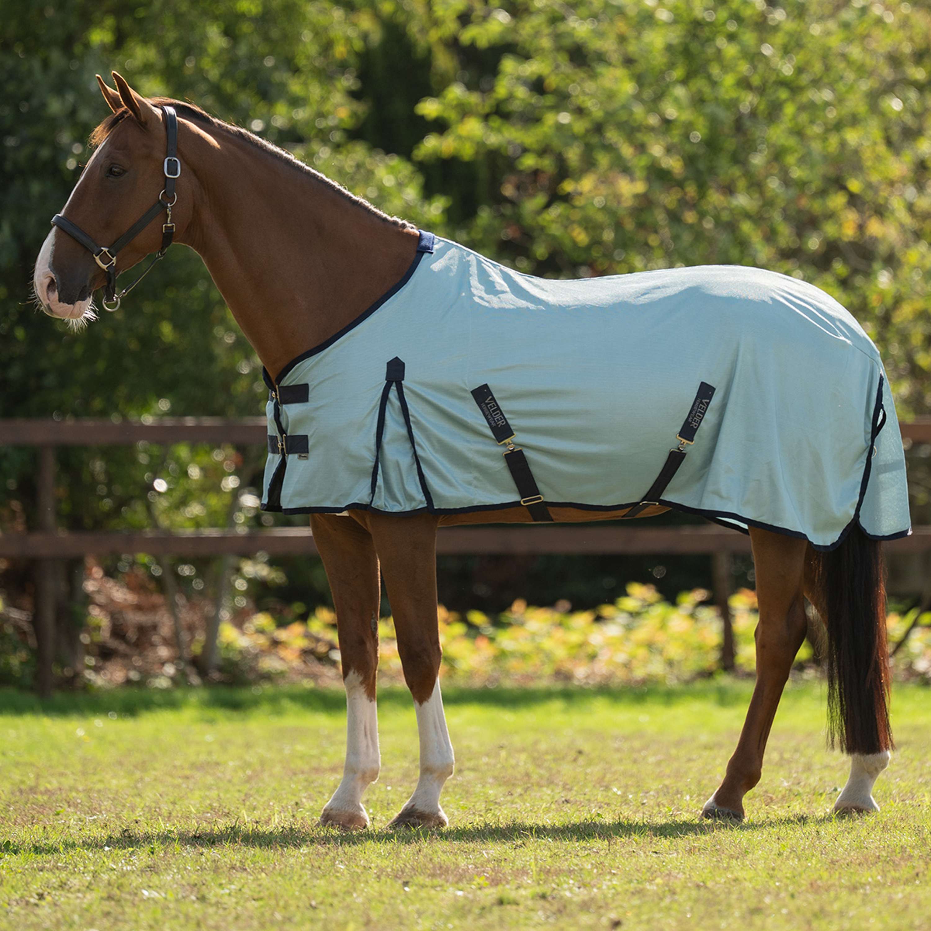 Velder Horsewear Essentials Vliegendeken Water Resistant Zilver/Grijs