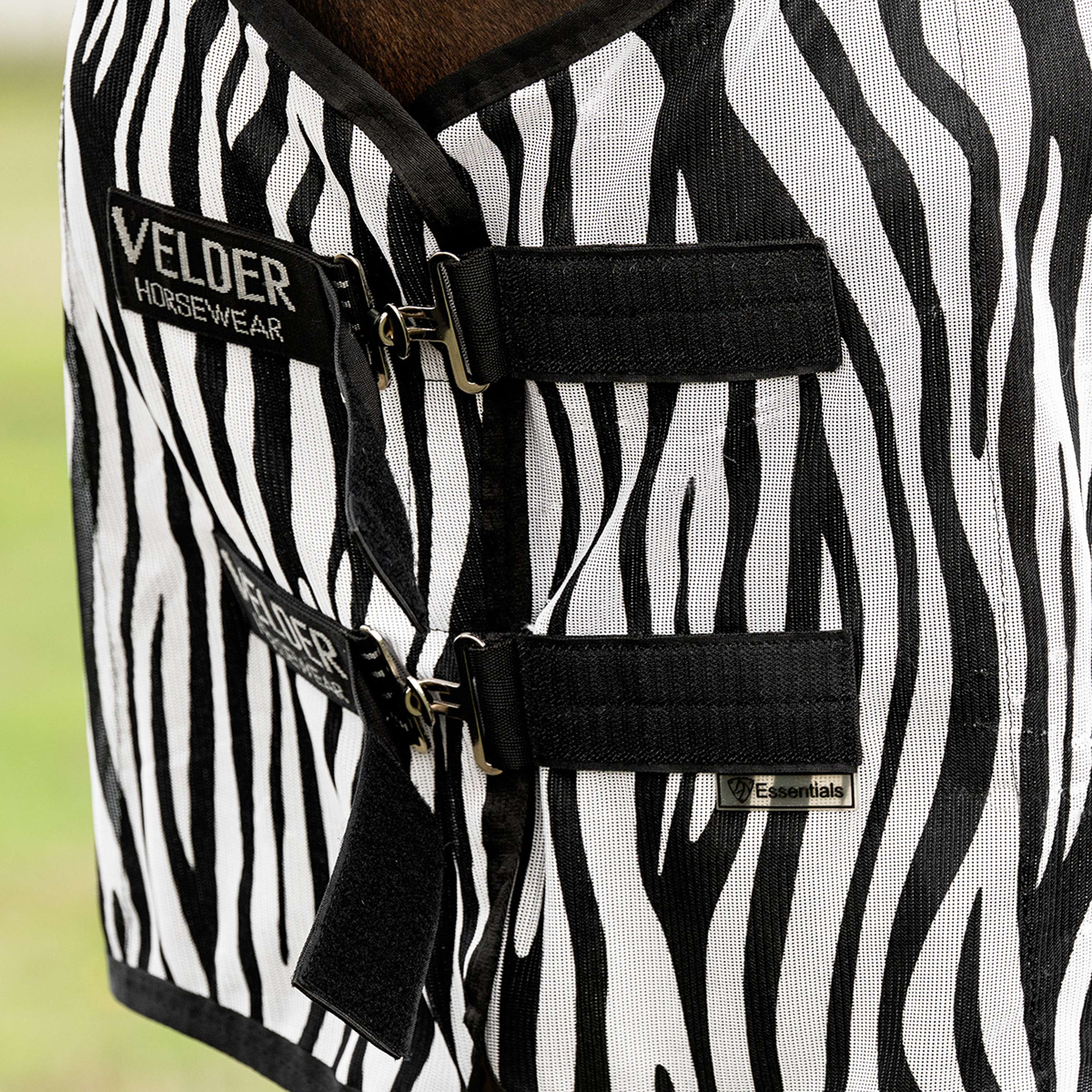 Velder Horsewear Essentials Vliegendeken Zebra Zwart/Wit