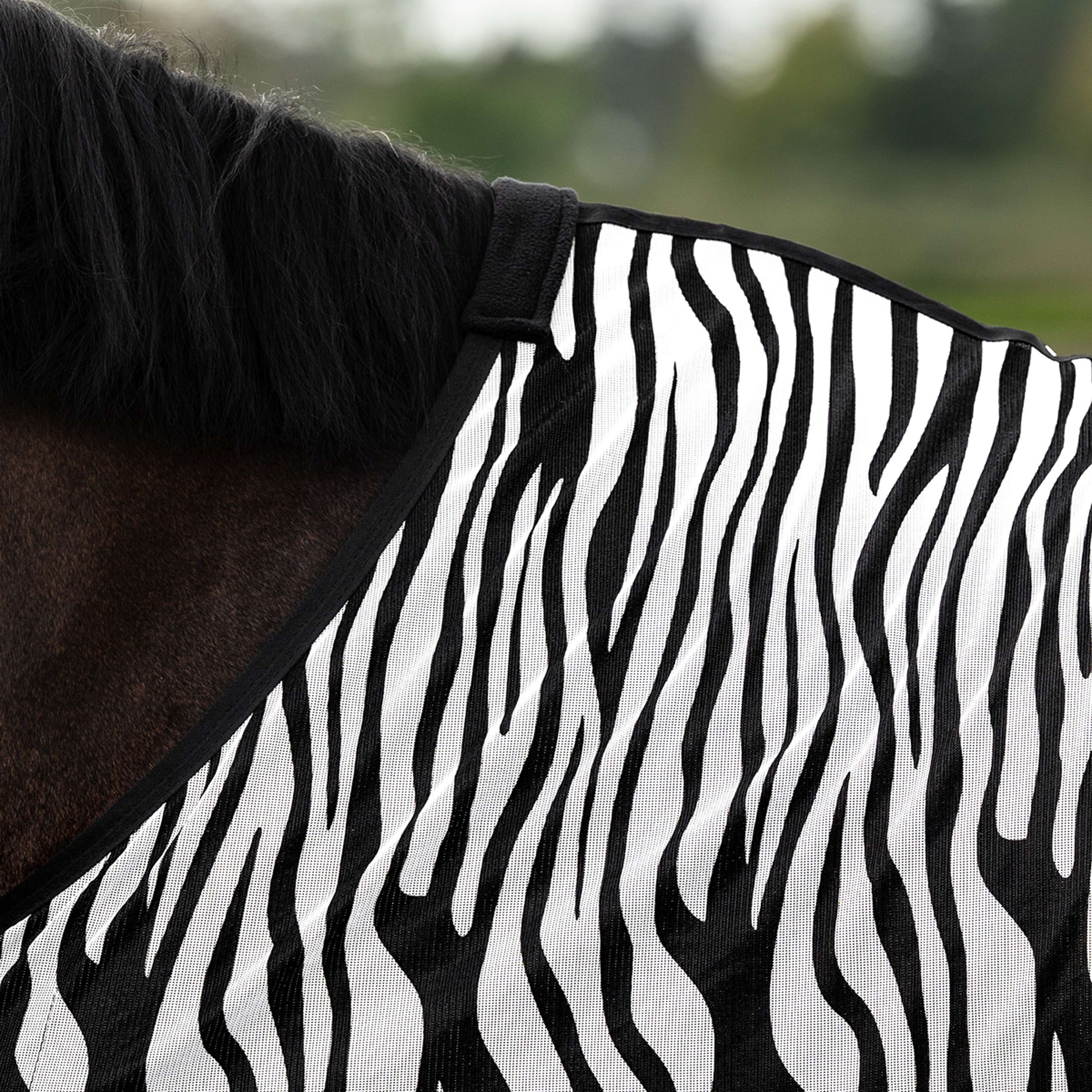 Velder Horsewear Essentials Vliegendeken Zebra Zwart/Wit