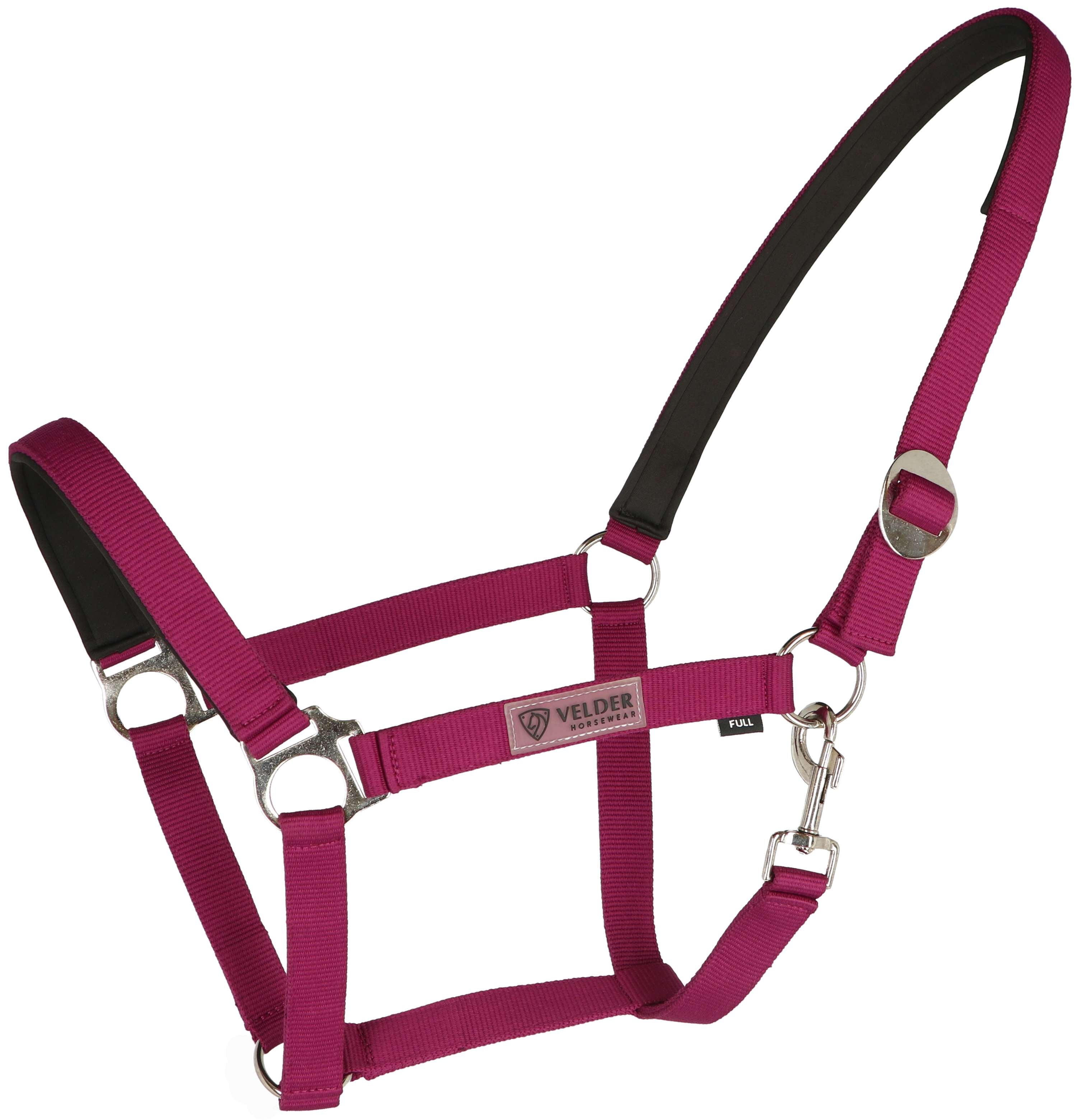 Velder Horsewear Essentials Halster Basic Padded Boysenberry