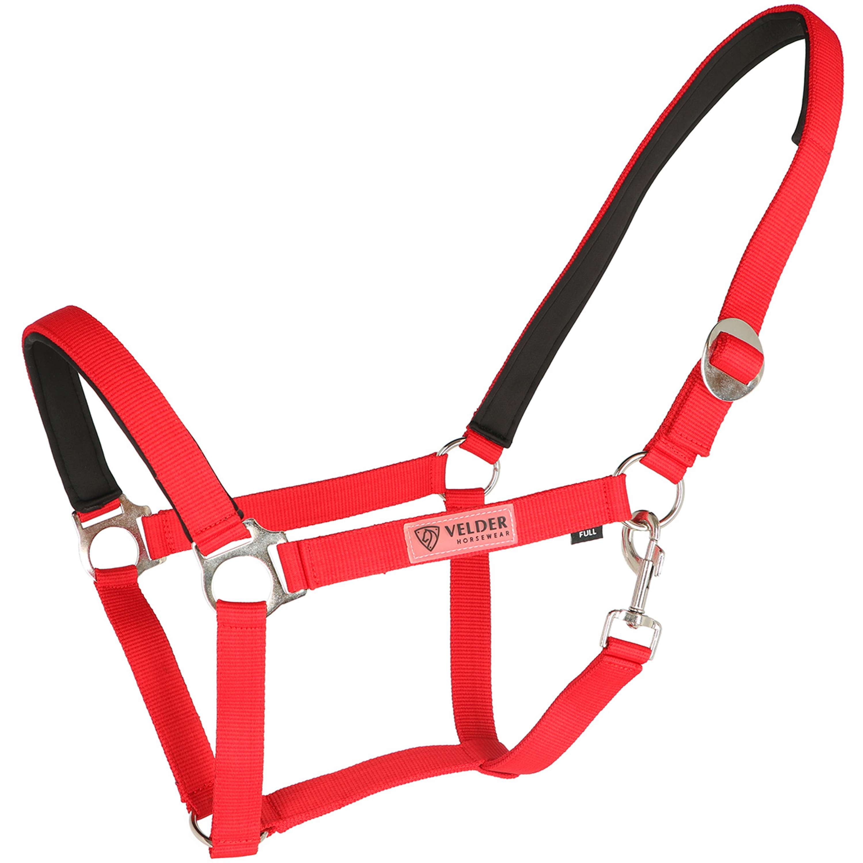 Velder Horsewear Essentials Halster Basic Padded High Risk Red
