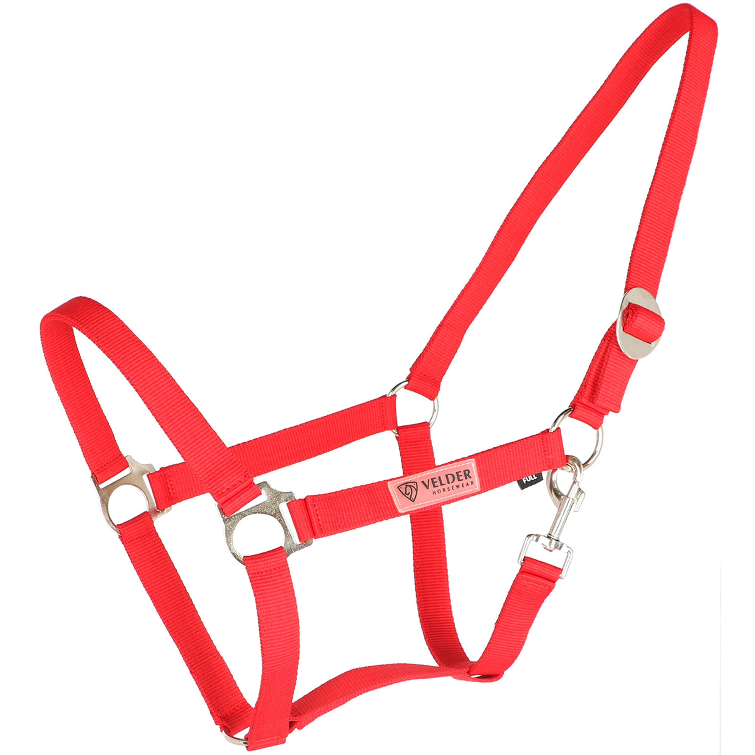 Velder Horsewear Essentials Halsterset Basic Summer High Risk Red