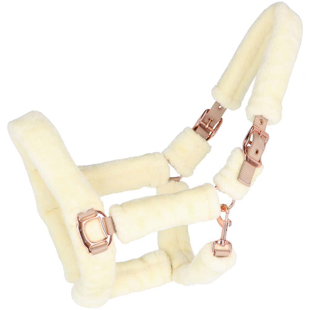 Velder Horsewear Premium Halster Comfort Fur Naturel/Rosé