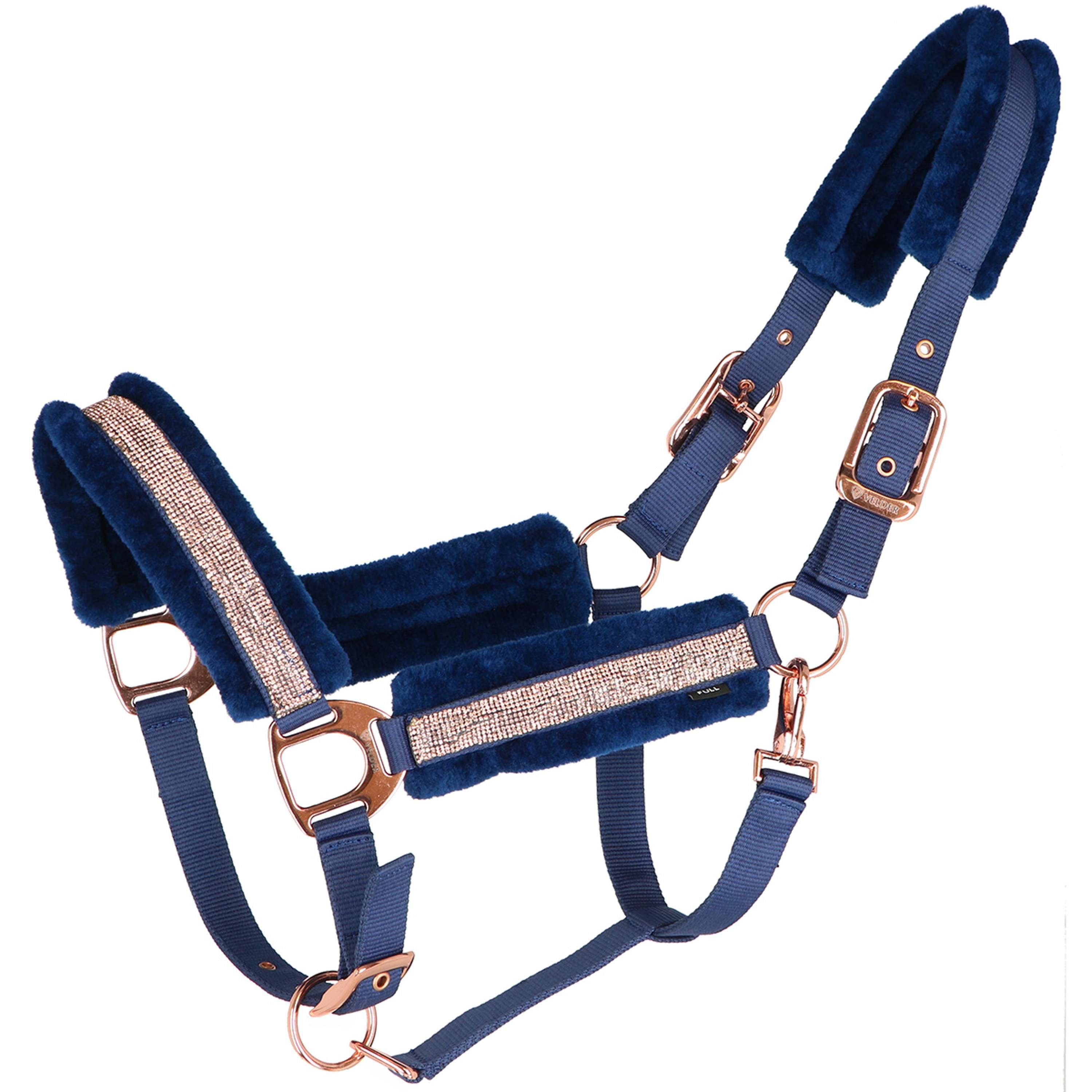 Velder Horsewear Essentials Halster Soft Sparkle Navy