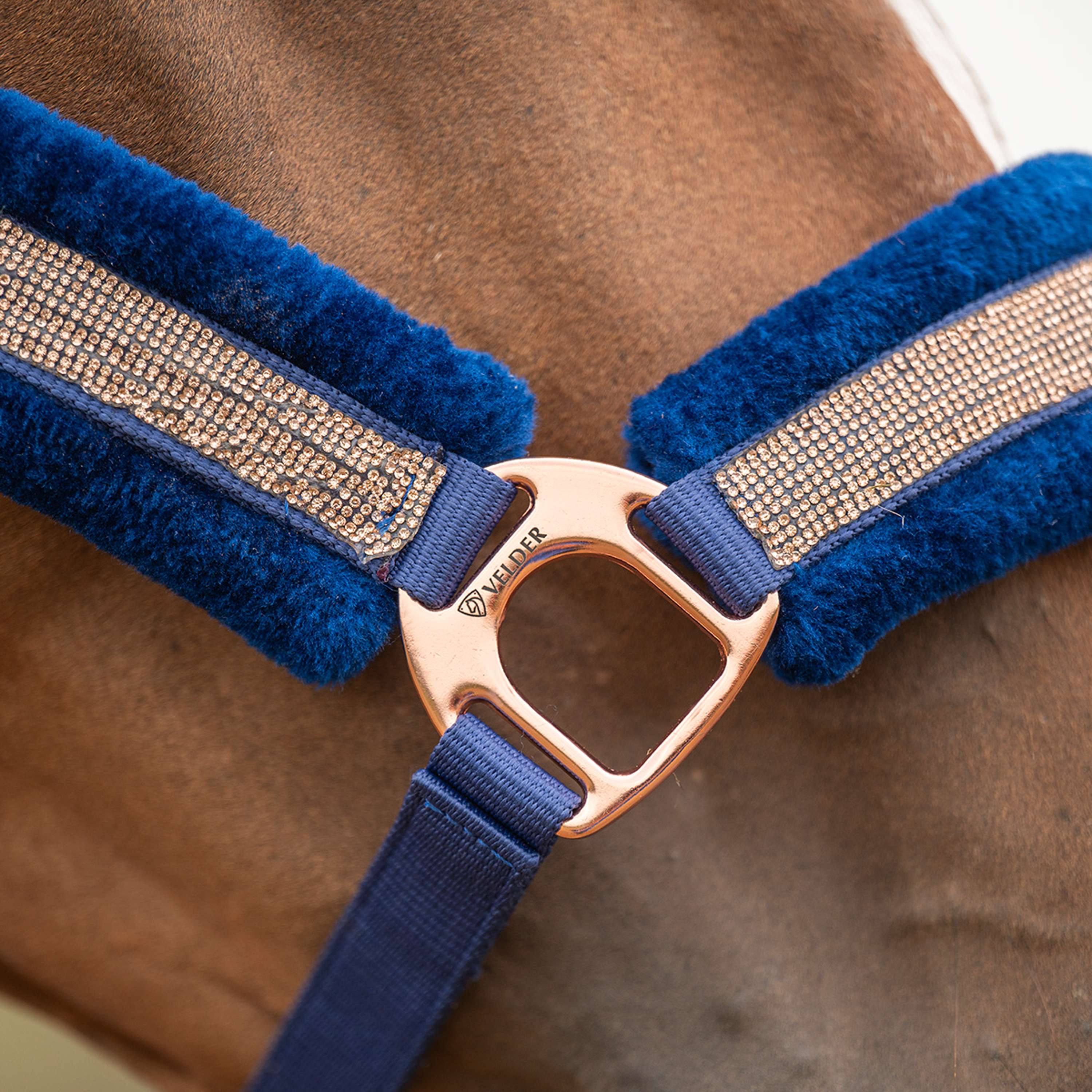 Velder Horsewear Essentials Halster Soft Sparkle Navy