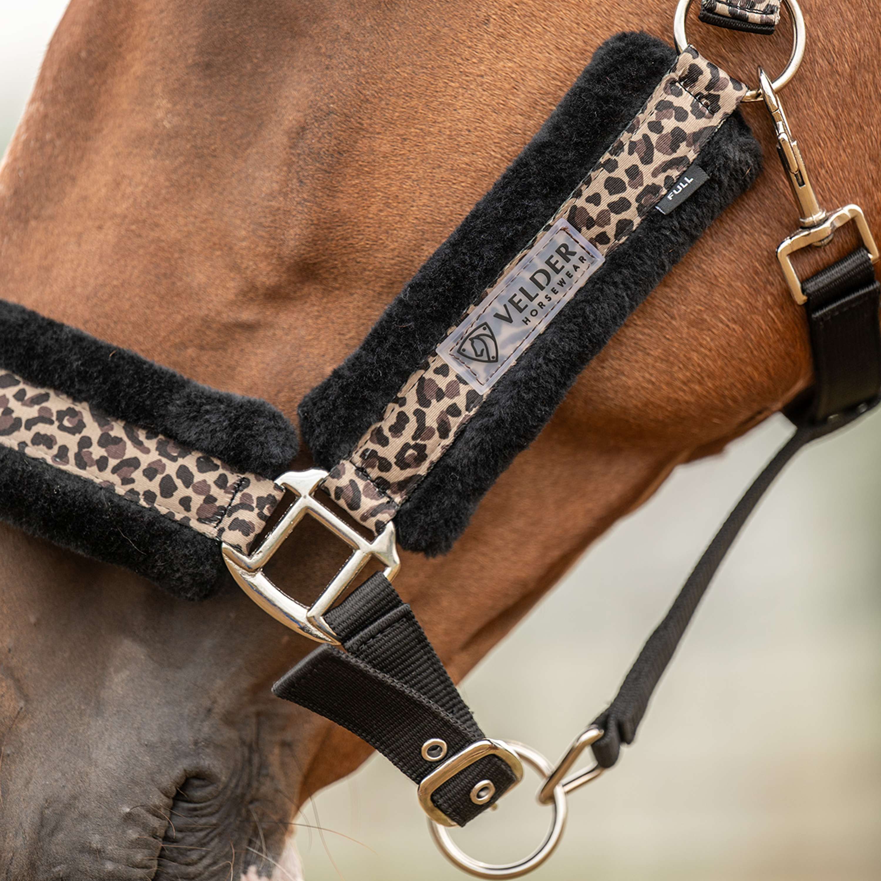 Velder Horsewear Essentials Halster Savanna Soft Earth Leopard