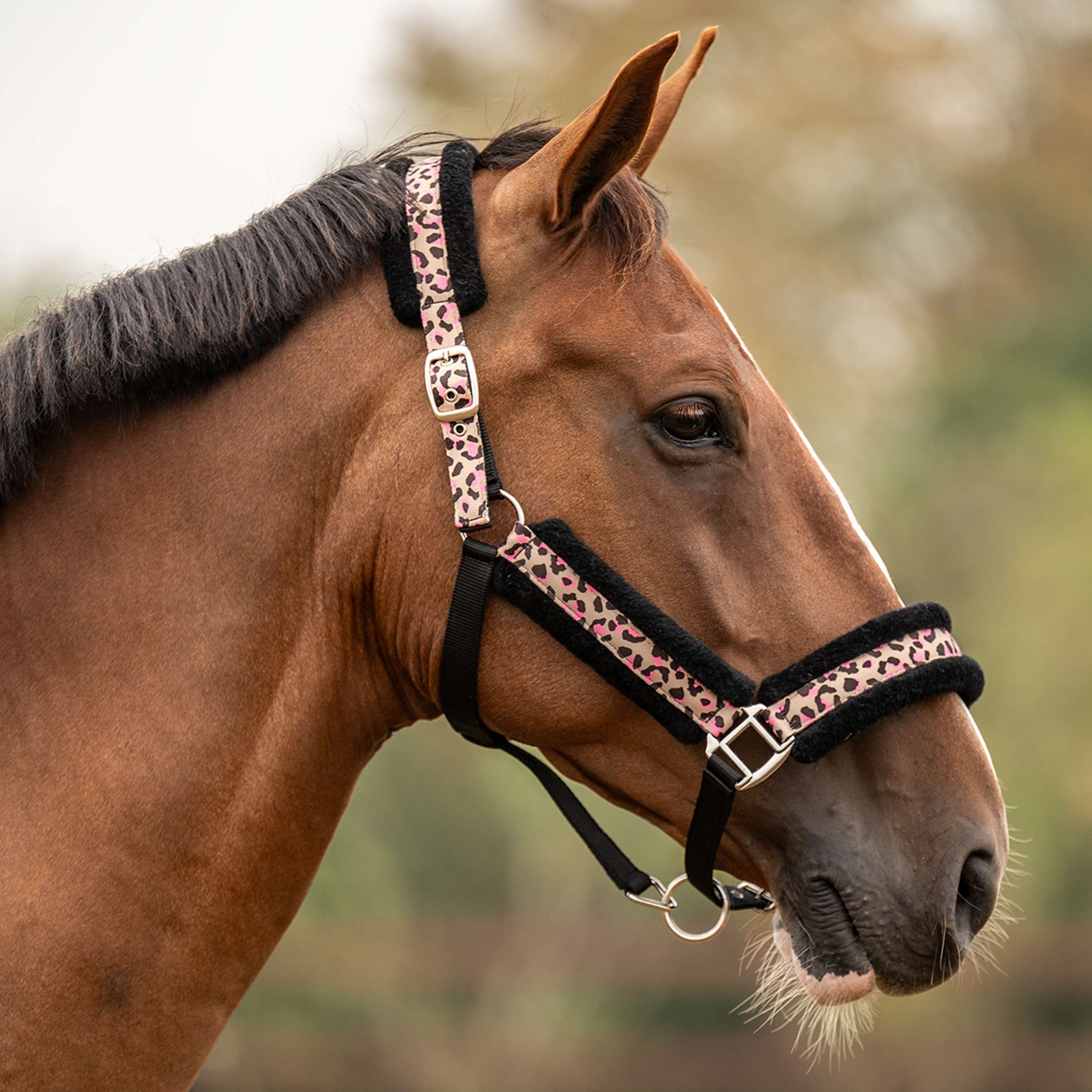 Velder Horsewear Essentials Halster Savanna Soft Sandstone Leopard