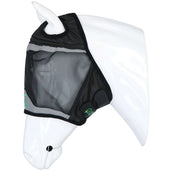 Agradi Horse Vliegenmasker Fine Mesh met Ooruitsparing Zwart