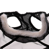 Agradi Horse Vliegenmasker Fine Mesh met Ooruitsparing Zwart