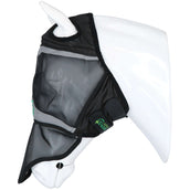 Agradi Horse Vliegenmasker Fine Mesh met Ooruitsparing en Neus Zwart