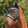 Agradi Horse Vliegenmasker Fine Mesh met Oren Zwart