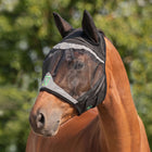 Agradi Horse Vliegenmasker Fine Mesh met Oren Zwart