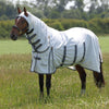 Highlander Plus by Shires Eczeemdeken Sweet-Itch Combo Wit/Airforce