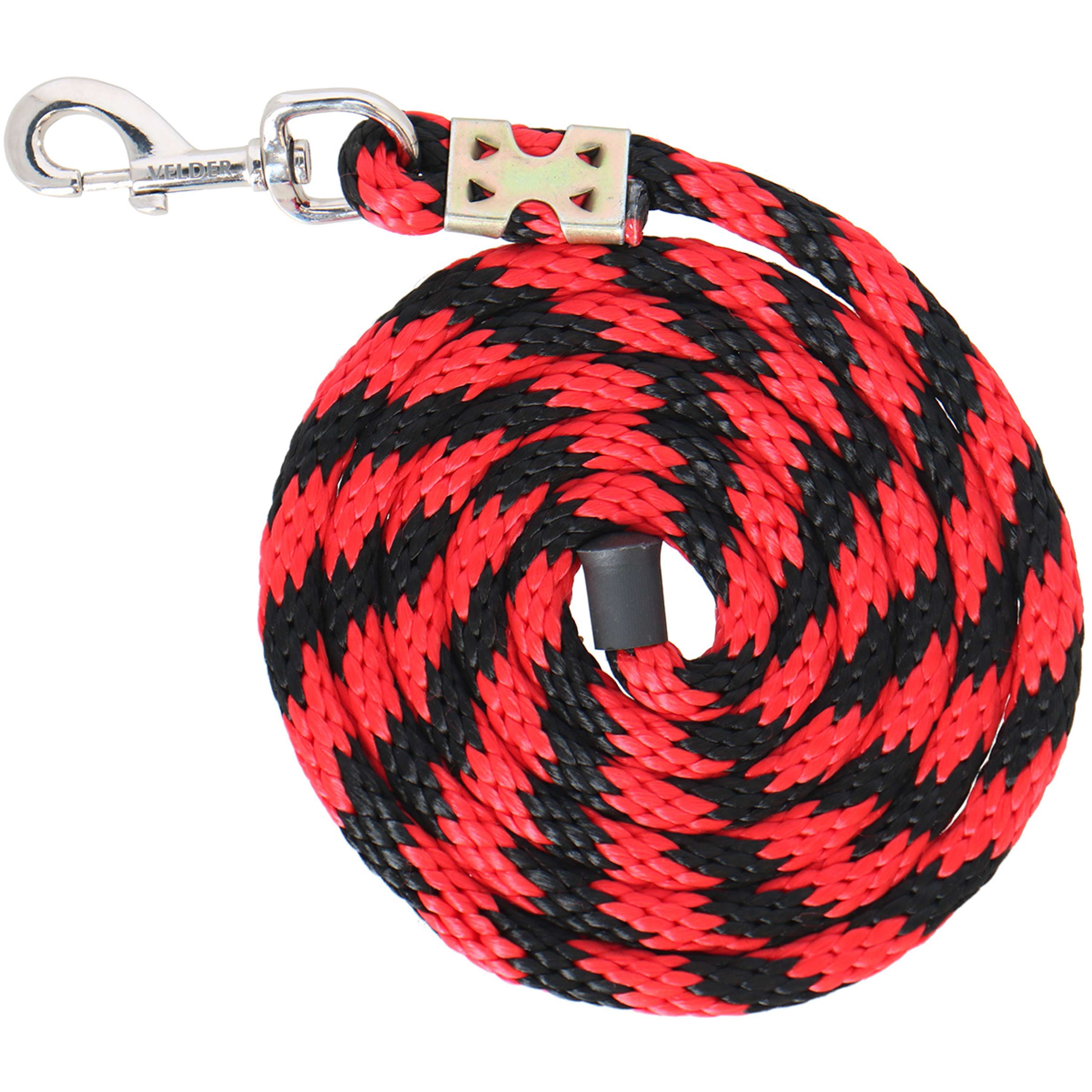 Velder Horsewear Halstertouw Colorful Stripe Rood/Zwart