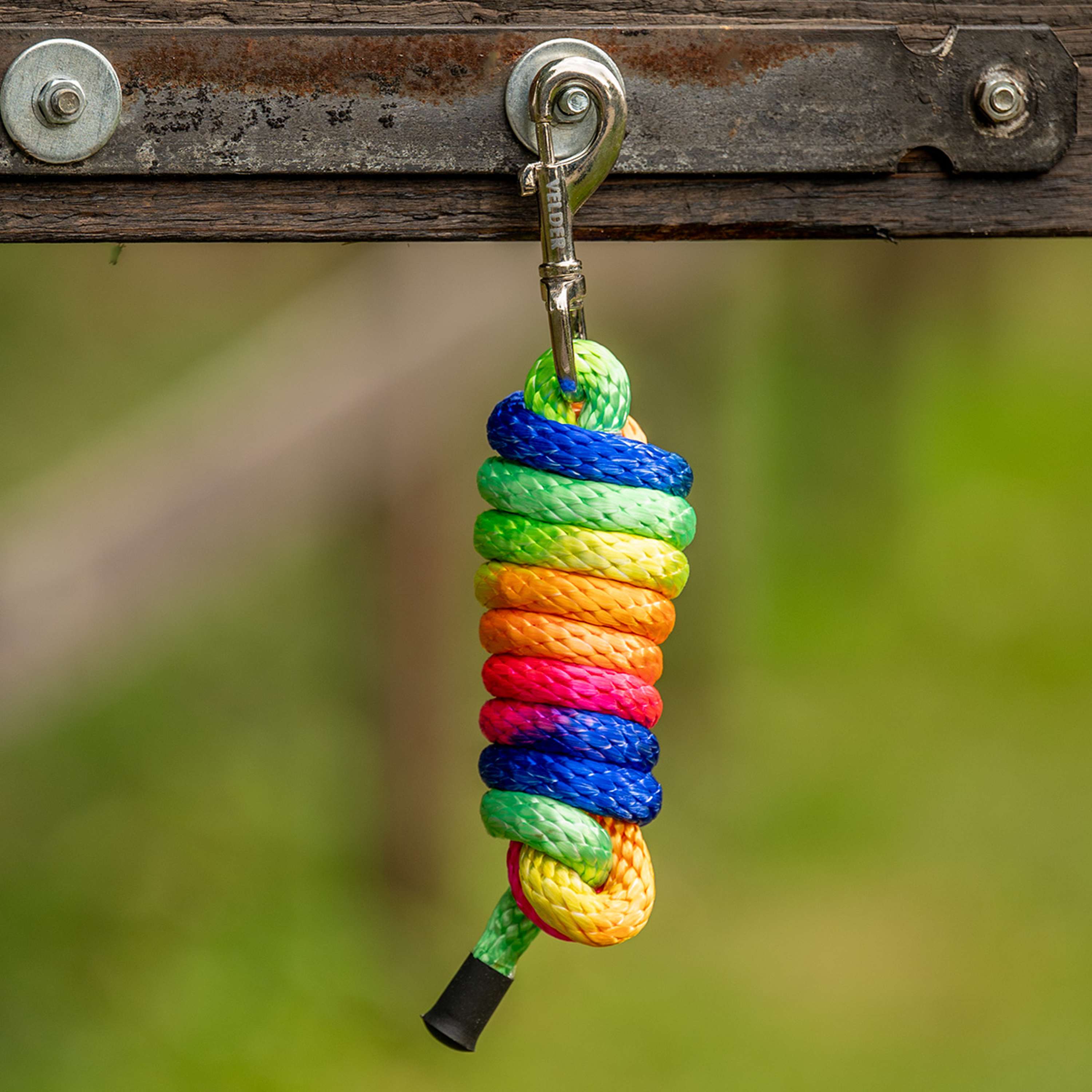 Velder Horsewear Halstertouw Colorful Stripe Rainbow Pastel