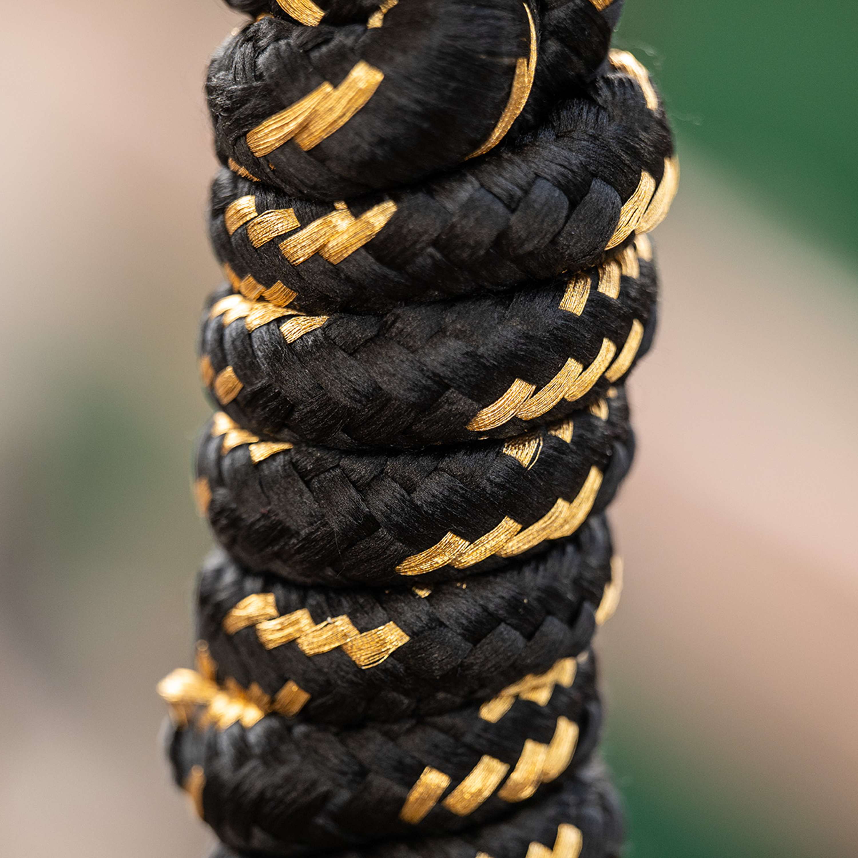 Velder Horsewear Halstertouw Gold Zwart