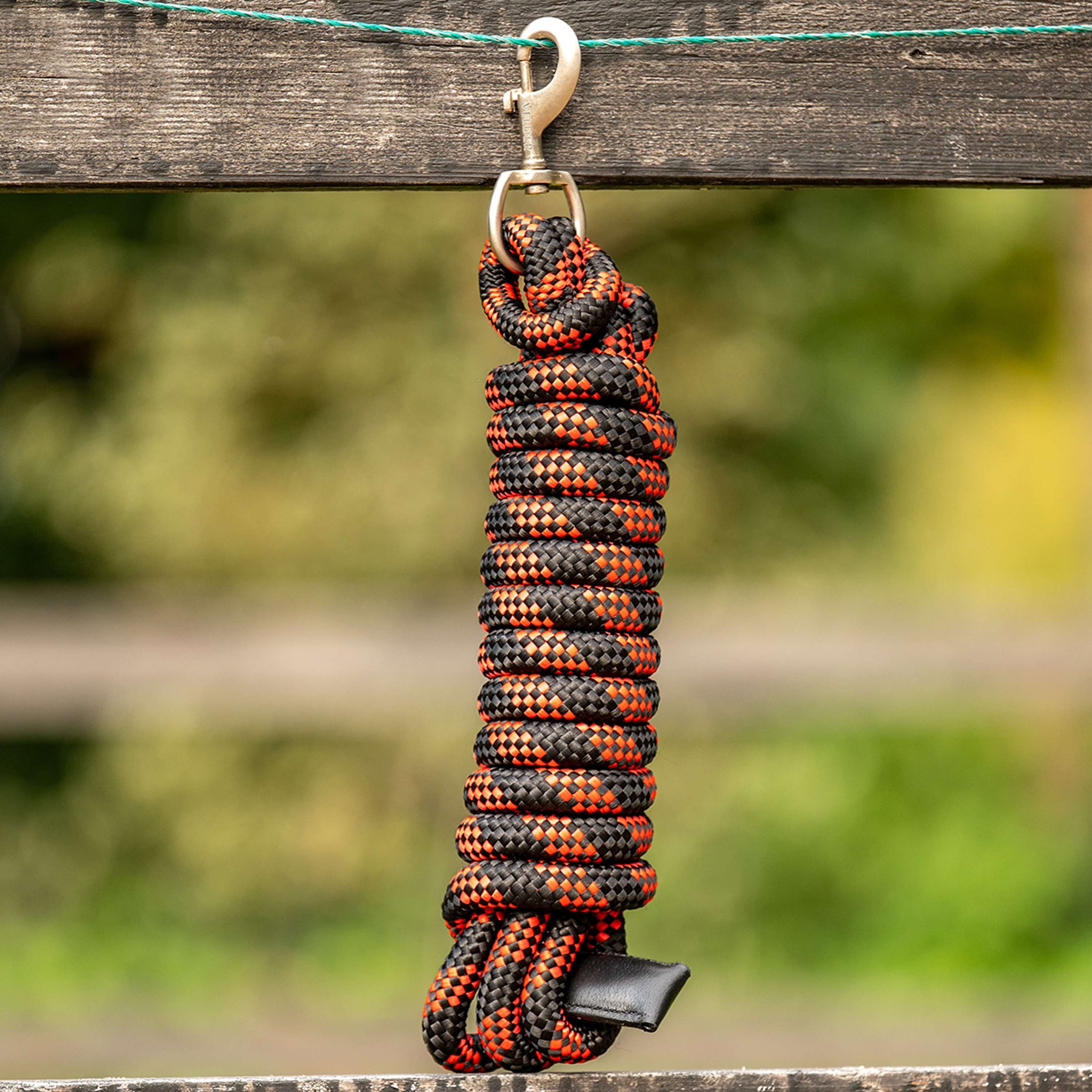 Velder Horsewear Halstertouw Zwart/Rood