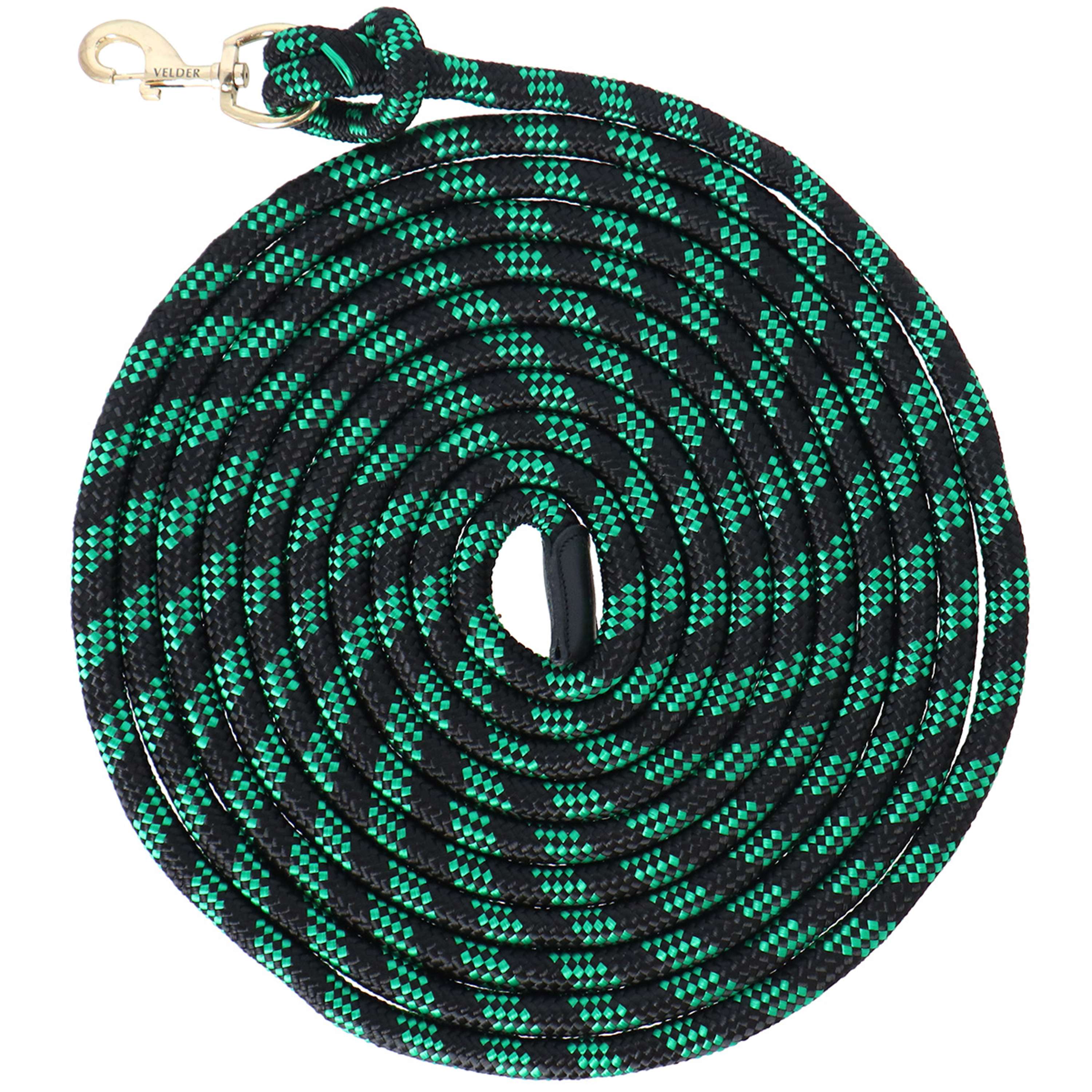Velder Horsewear Halstertouw Zwart/Forest Green