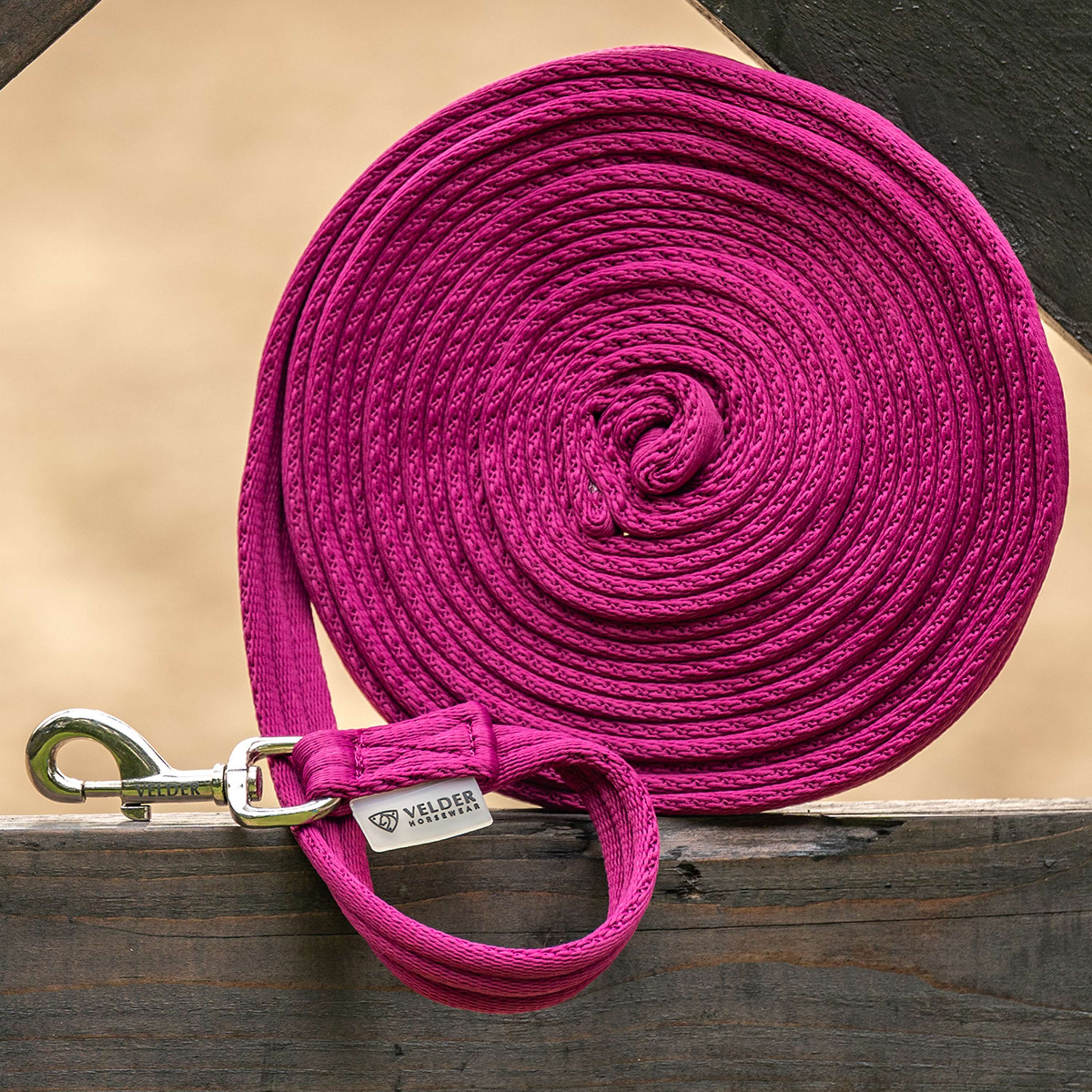 Velder Horsewear Longeerlijn Boysenberry