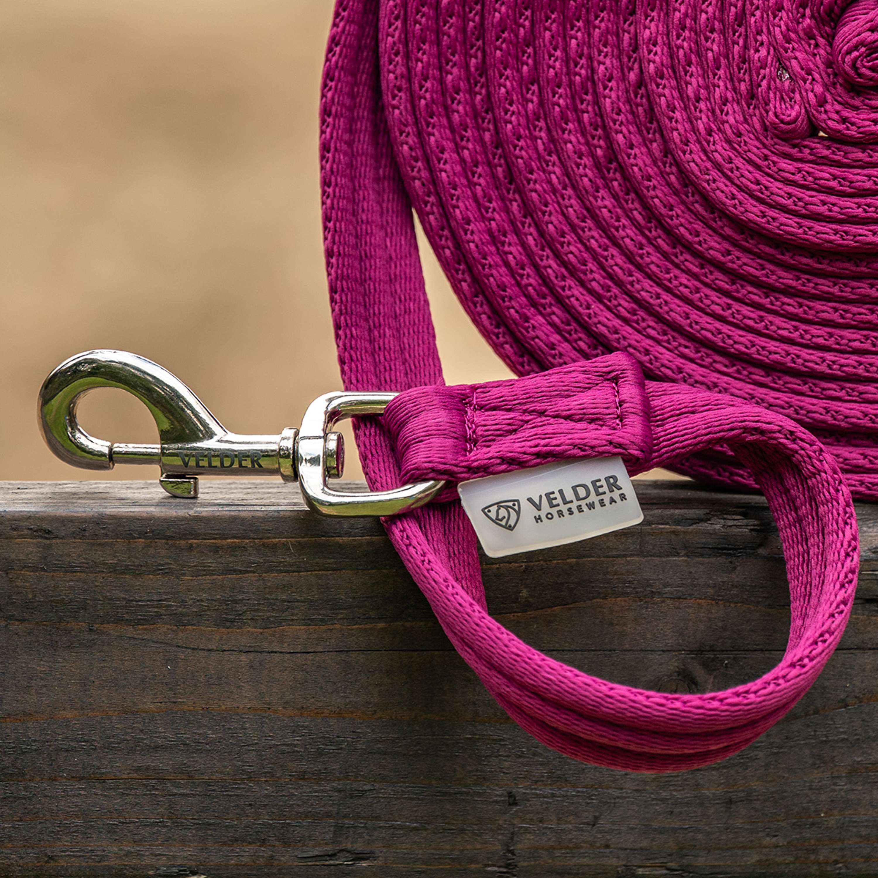 Velder Horsewear Longeerlijn Boysenberry