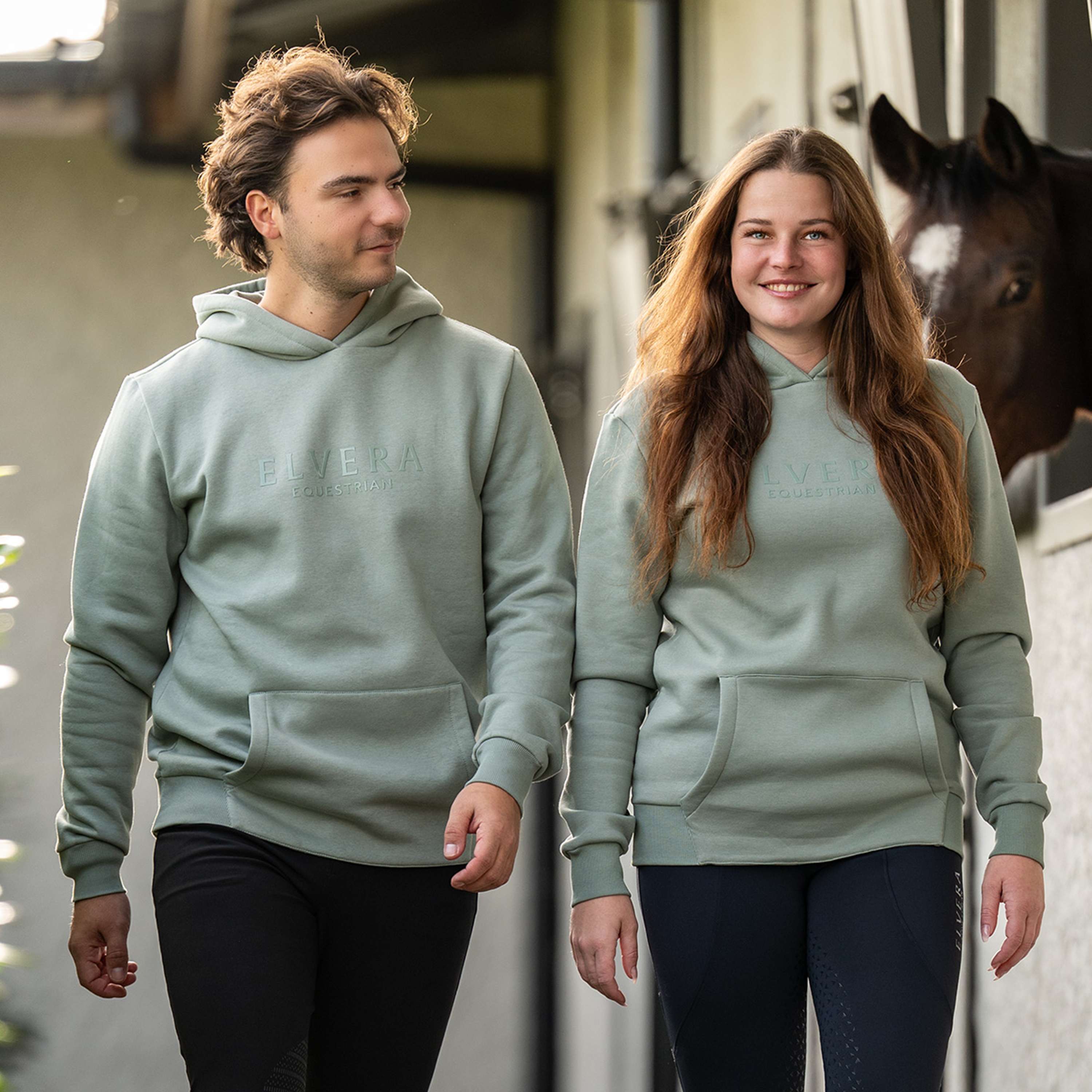 Elvera Equestrian Hoodie EEUnity Green Meleu