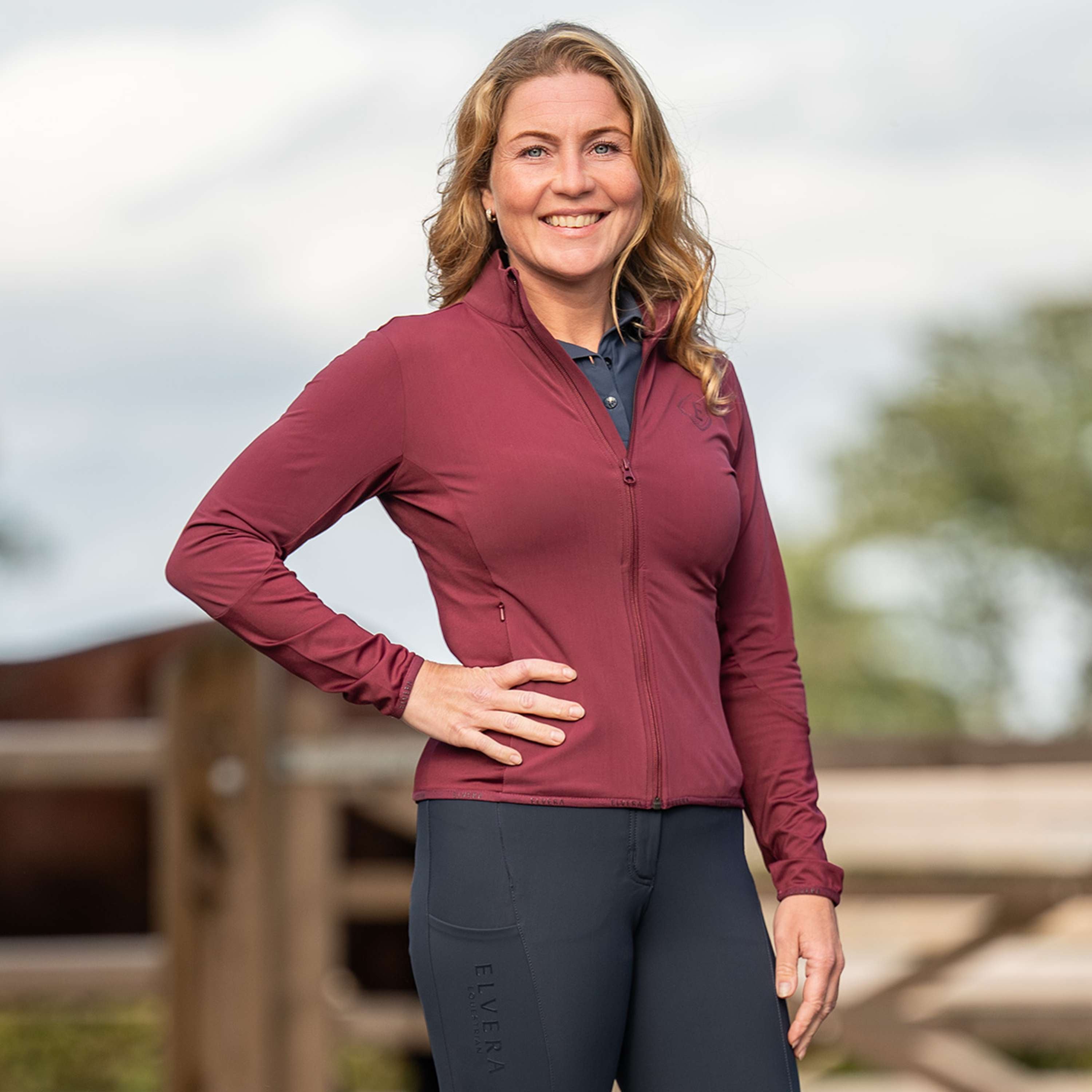 Elvera Equestrian Trainingsvest EEAveline Wineberry