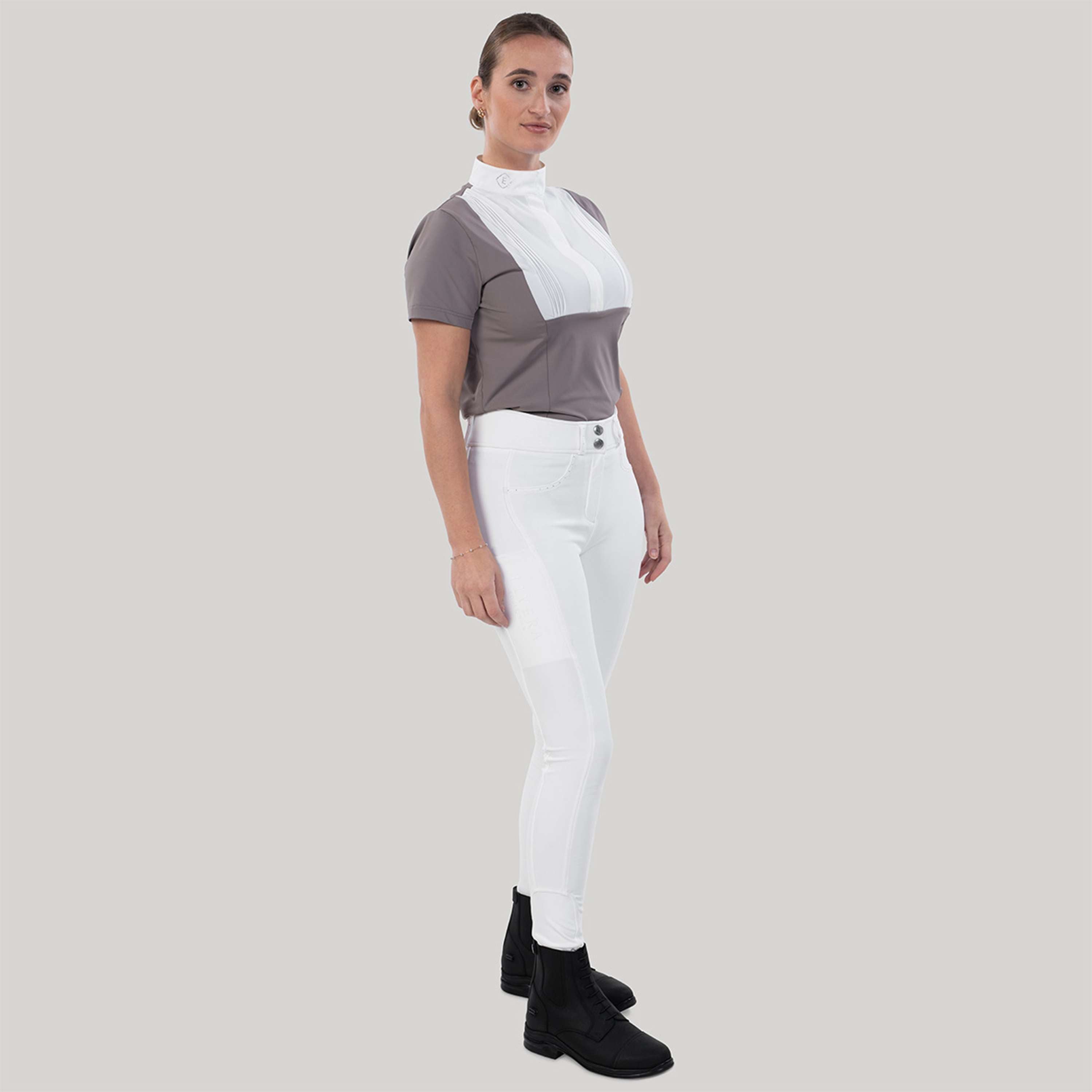 Elvera Equestrian Rijbroek Performance Bling Wit