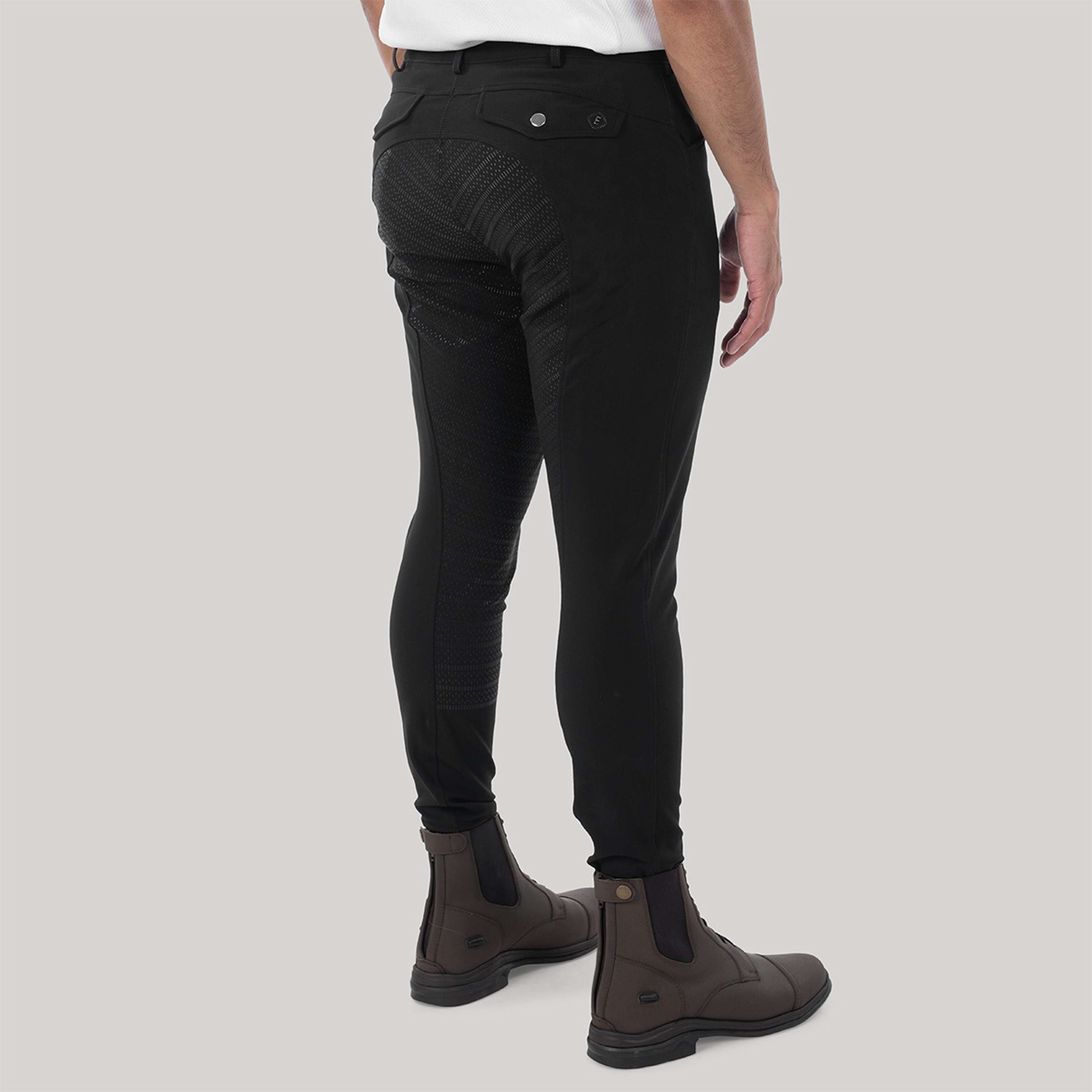 Elvera Equestrian Rijbroek Dual Core Pro Heren Zwart