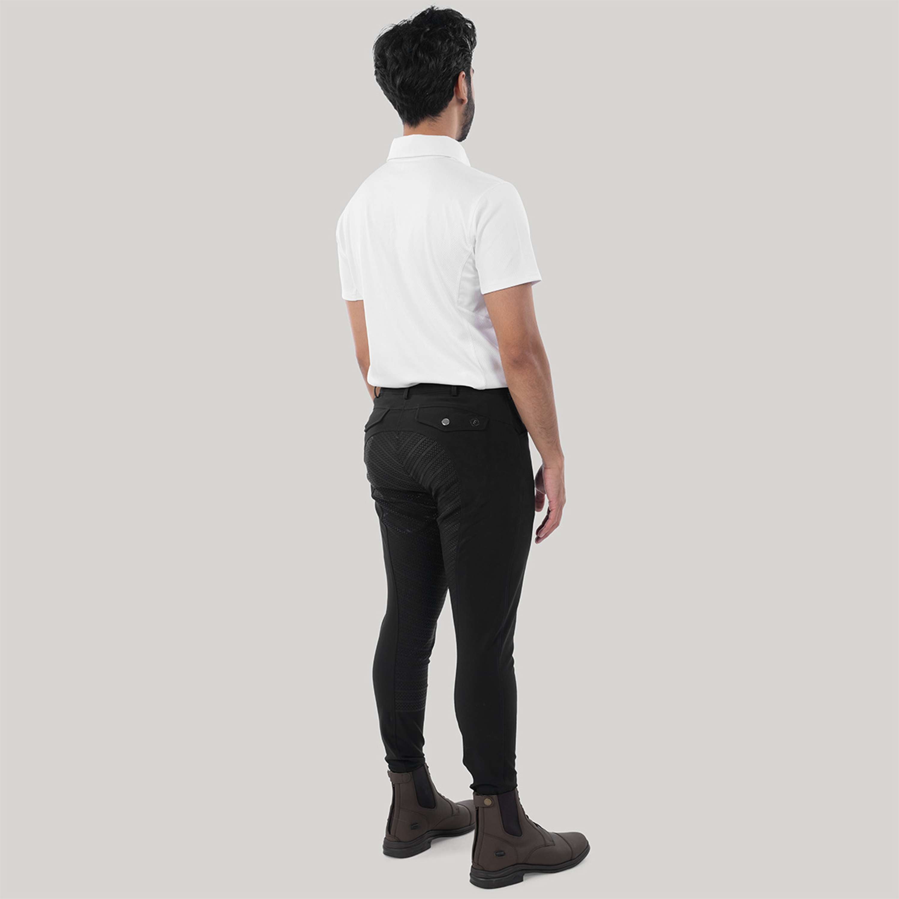 Elvera Equestrian Rijbroek Dual Core Pro Heren Zwart