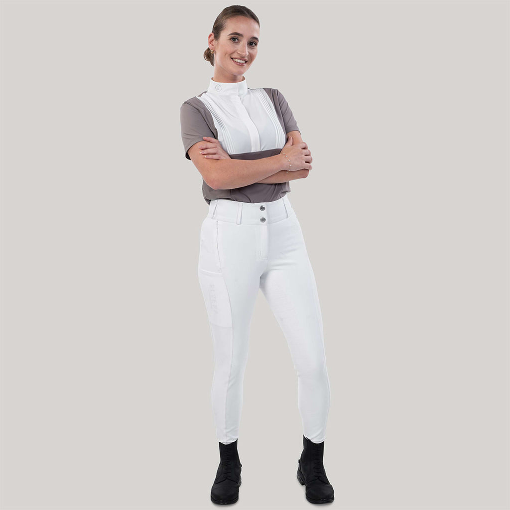 Elvera Equestrian Rijbroek Sensitive Pro Wit