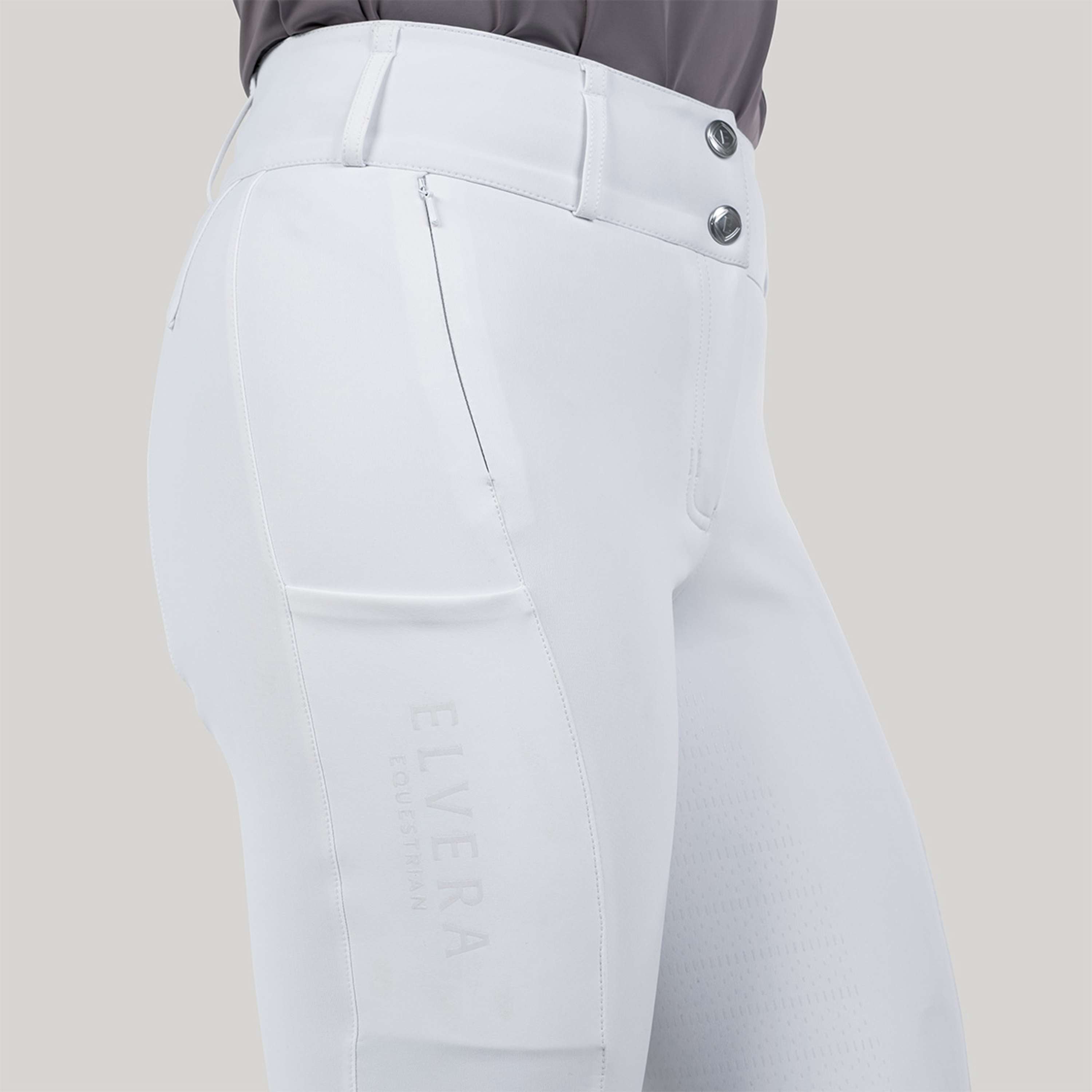 Elvera Equestrian Rijbroek Sensitive Pro Wit