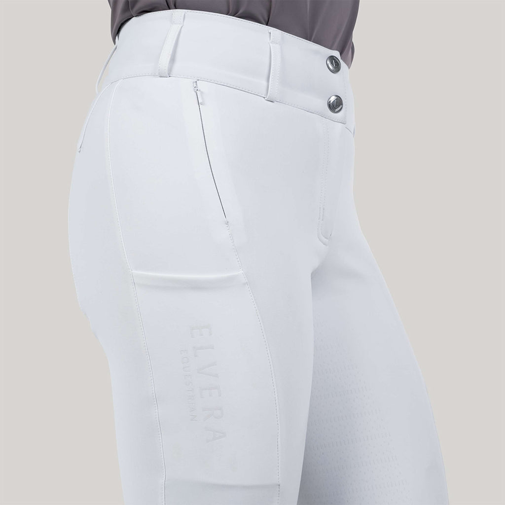 Elvera Equestrian Rijbroek Sensitive Pro Wit